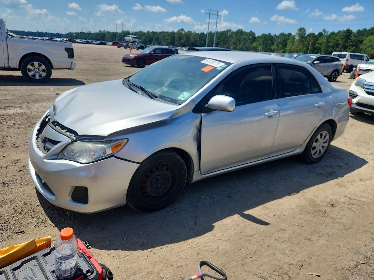 2011 Toyota Corolla Le Silver vin: JTDBU4EE8B9156892
