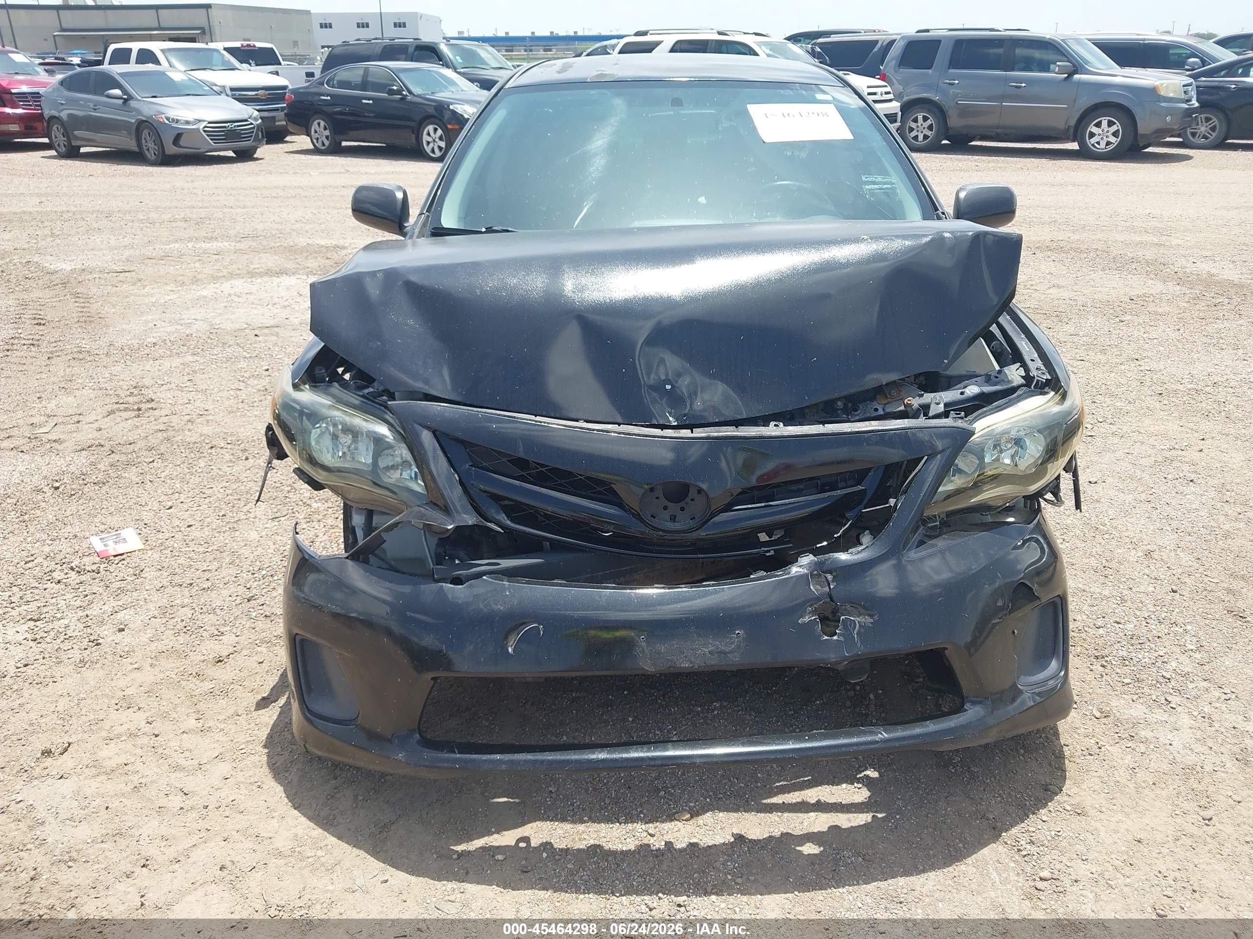 2011 Toyota Corolla Le Black vin: JTDBU4EE8B9164121