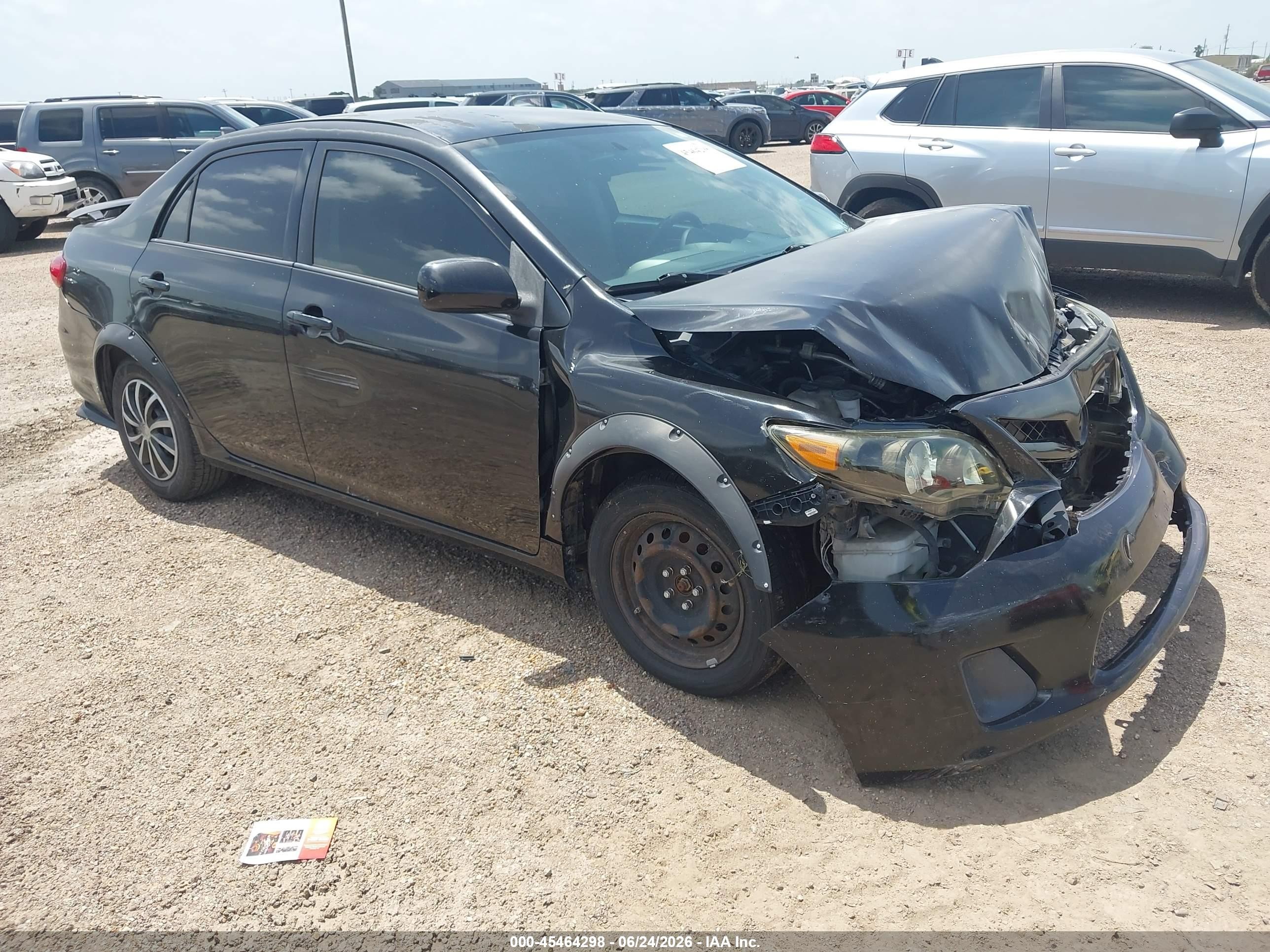 2011 Toyota Corolla Le Black vin: JTDBU4EE8B9164121