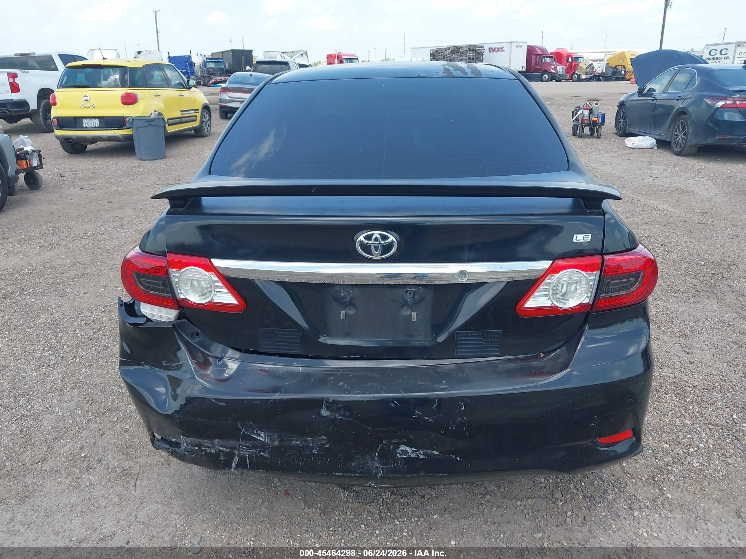 2011 Toyota Corolla Le Black vin: JTDBU4EE8B9164121
