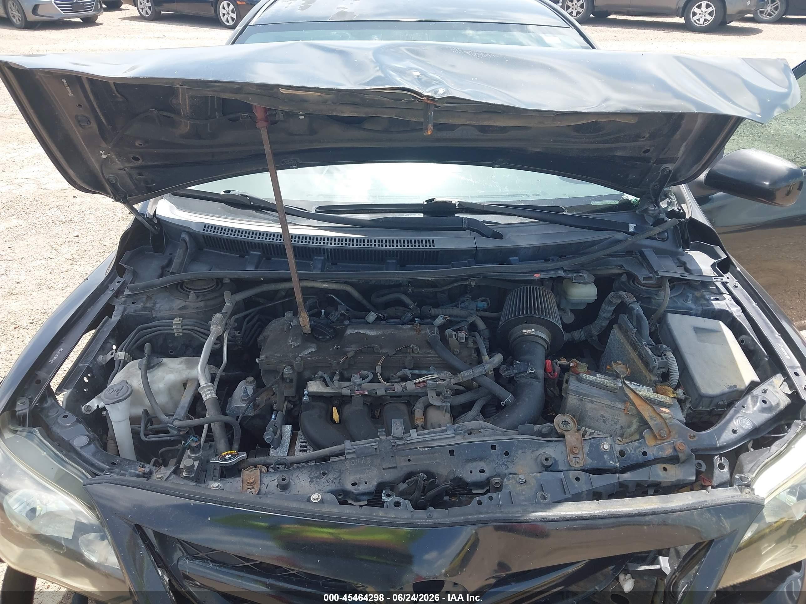 2011 Toyota Corolla Le Black vin: JTDBU4EE8B9164121