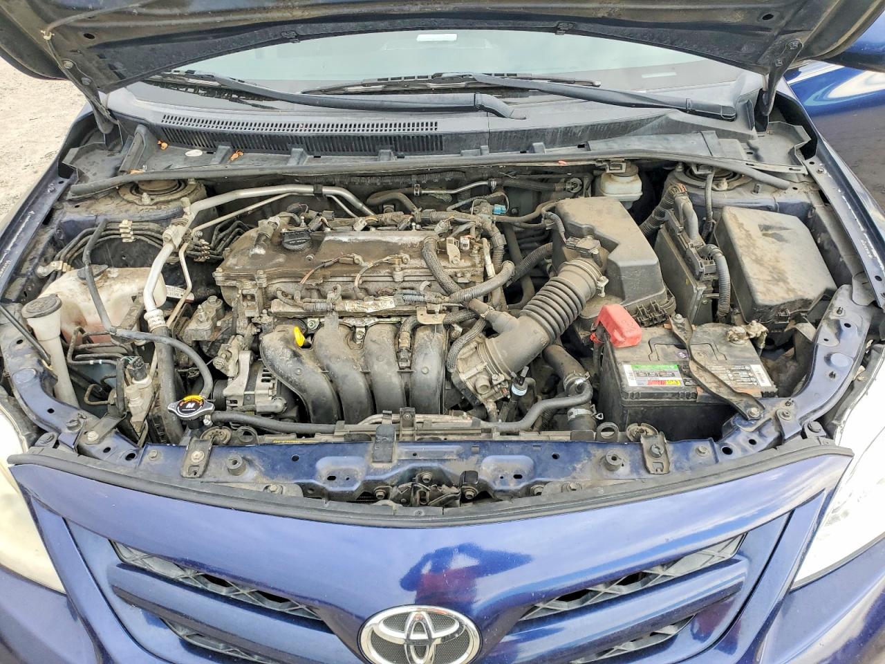 2011 Toyota Corolla Le Синий vin: JTDBU4EE8BJ090438