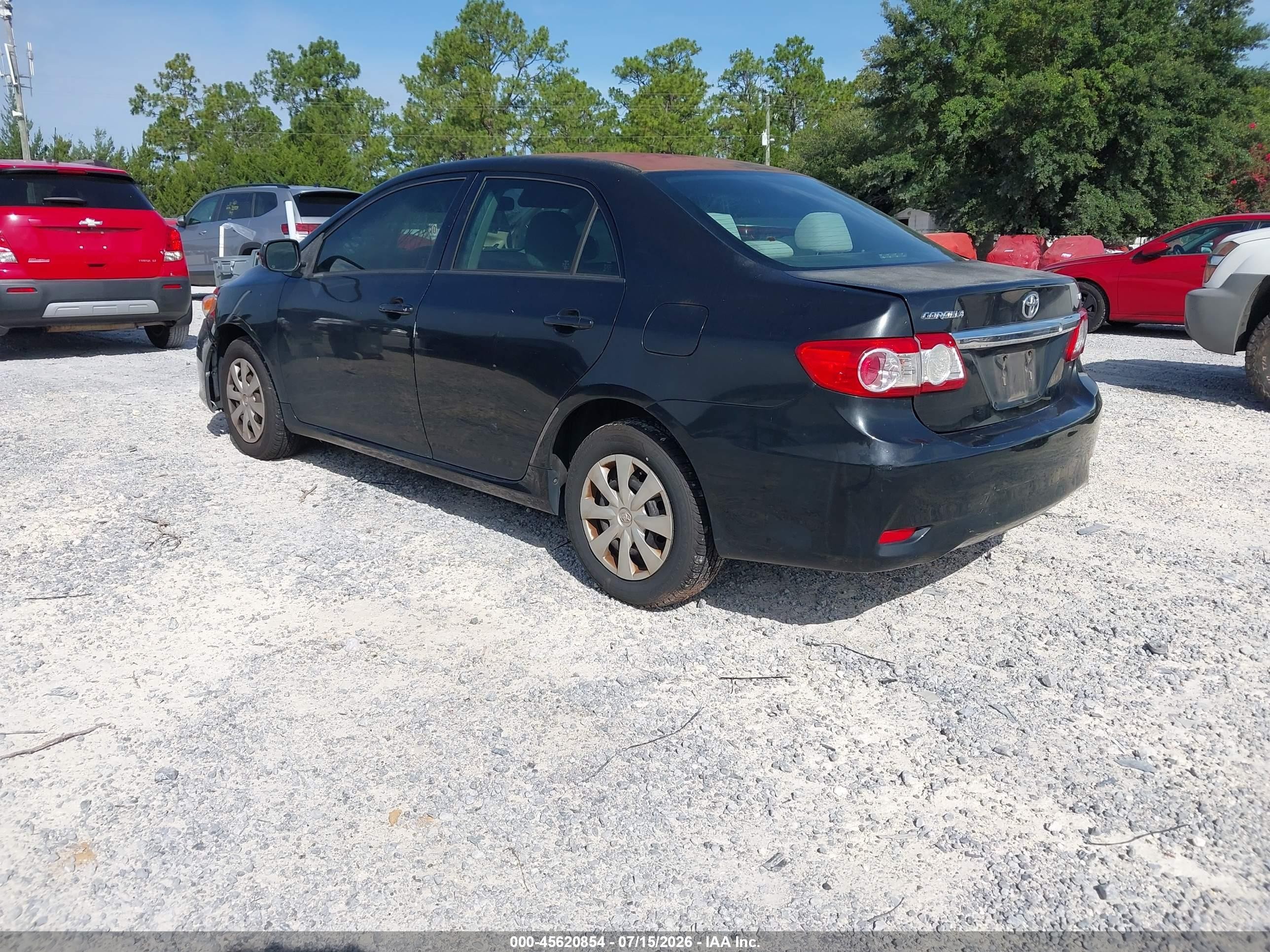 2011 Toyota Corolla Le Black vin: JTDBU4EE8BJ092674