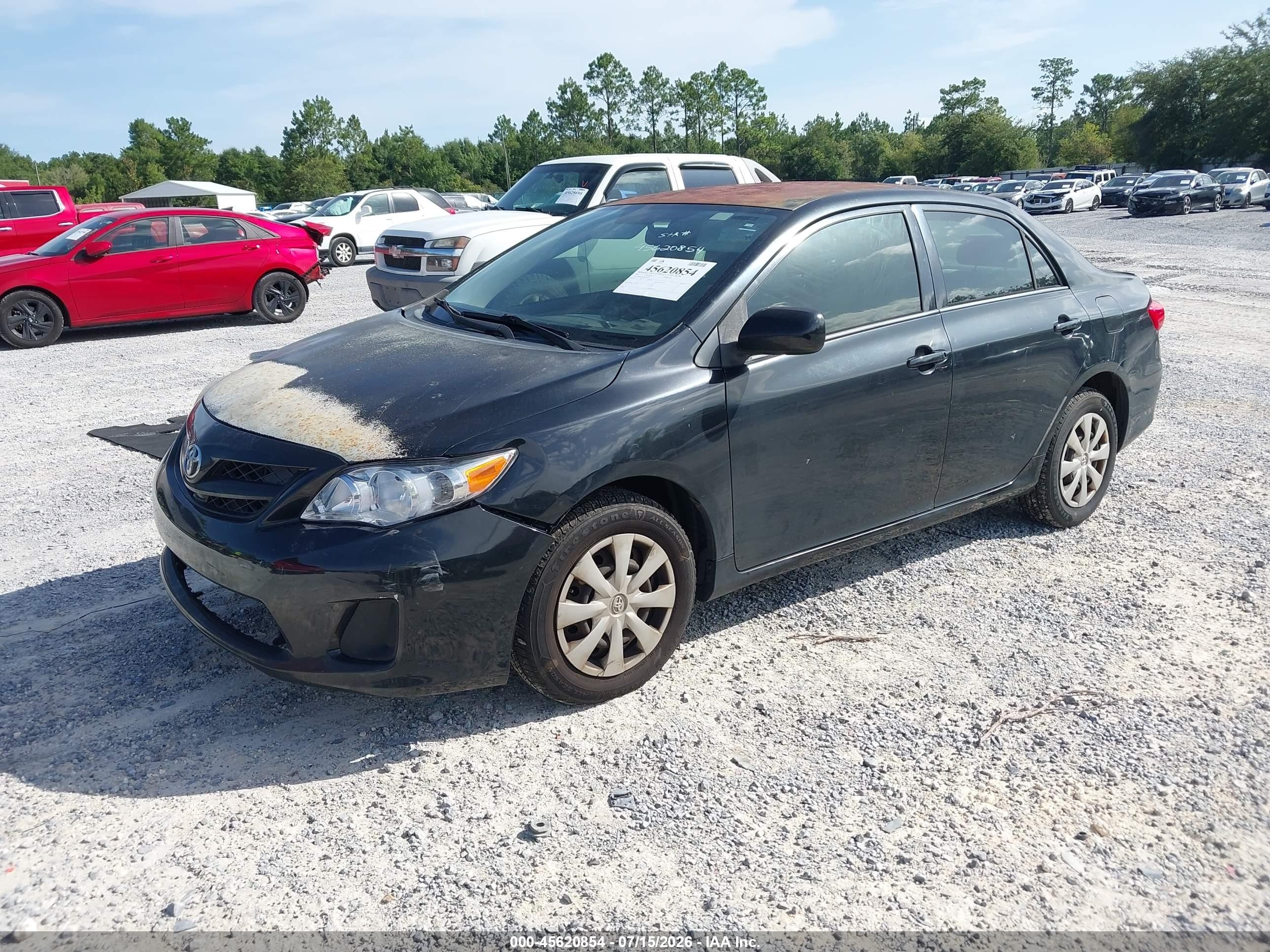 2011 Toyota Corolla Le Black vin: JTDBU4EE8BJ092674