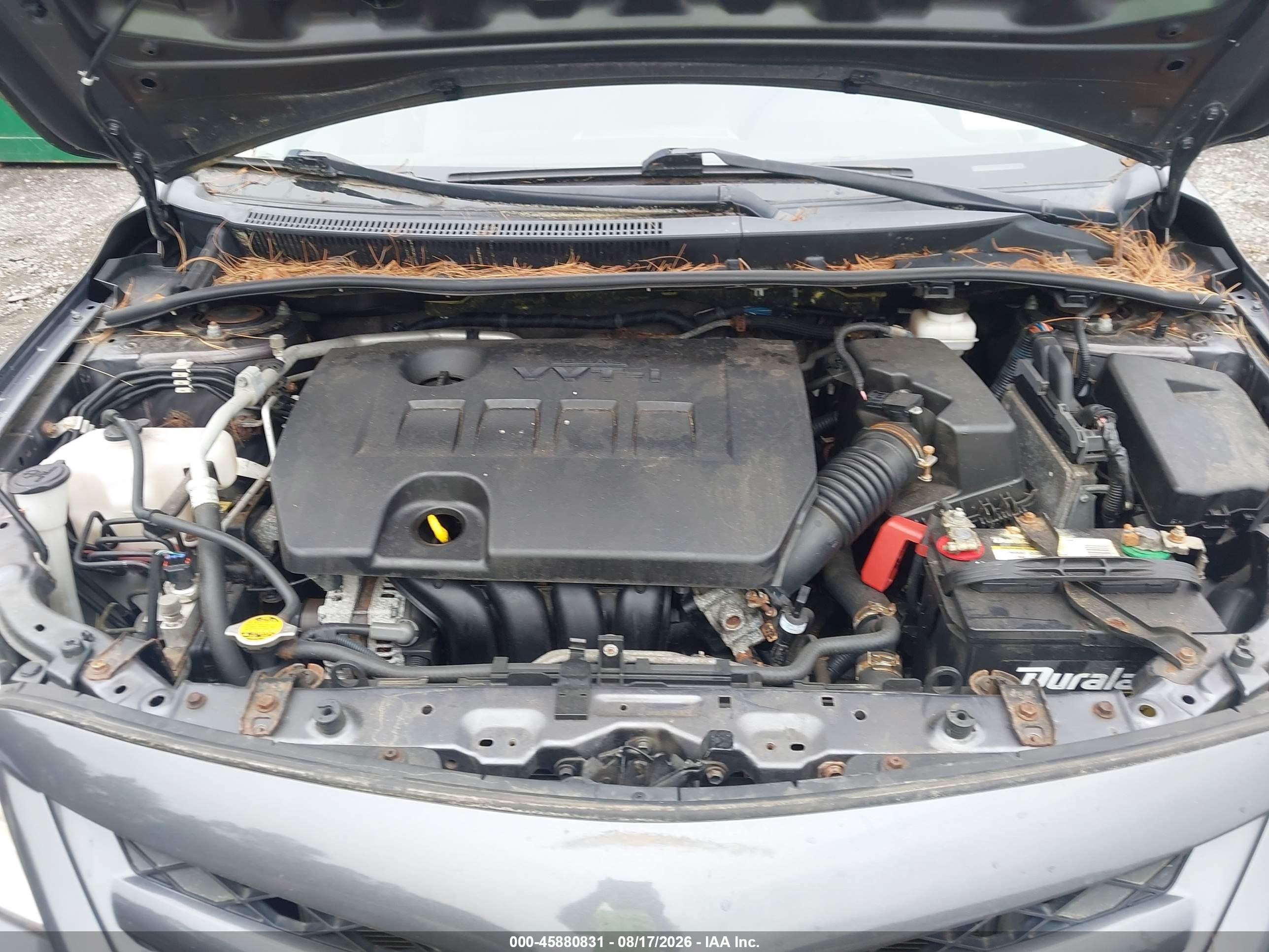 2011 Toyota Corolla Le Gray vin: JTDBU4EE8BJ100613