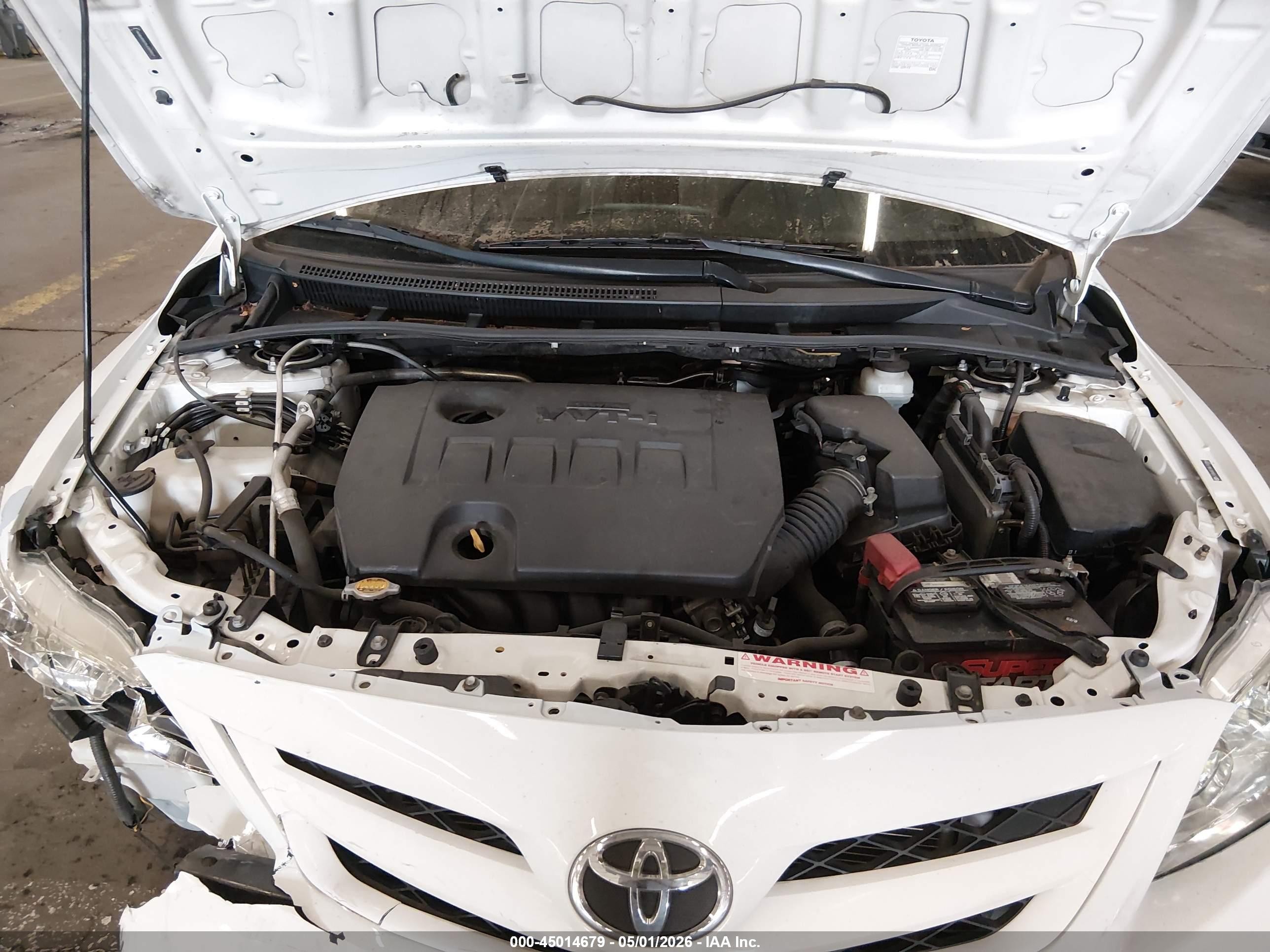 2011 Toyota Corolla Le Белый vin: JTDBU4EE8BJ103866