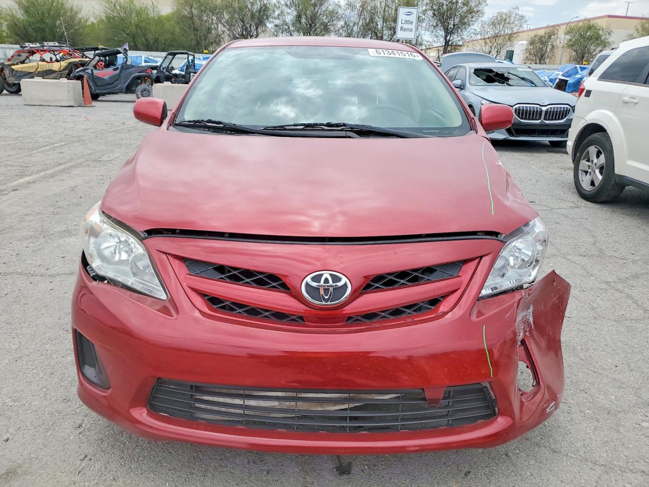 2012 Toyota Corolla Le Red vin: JTDBU4EE8C9172396
