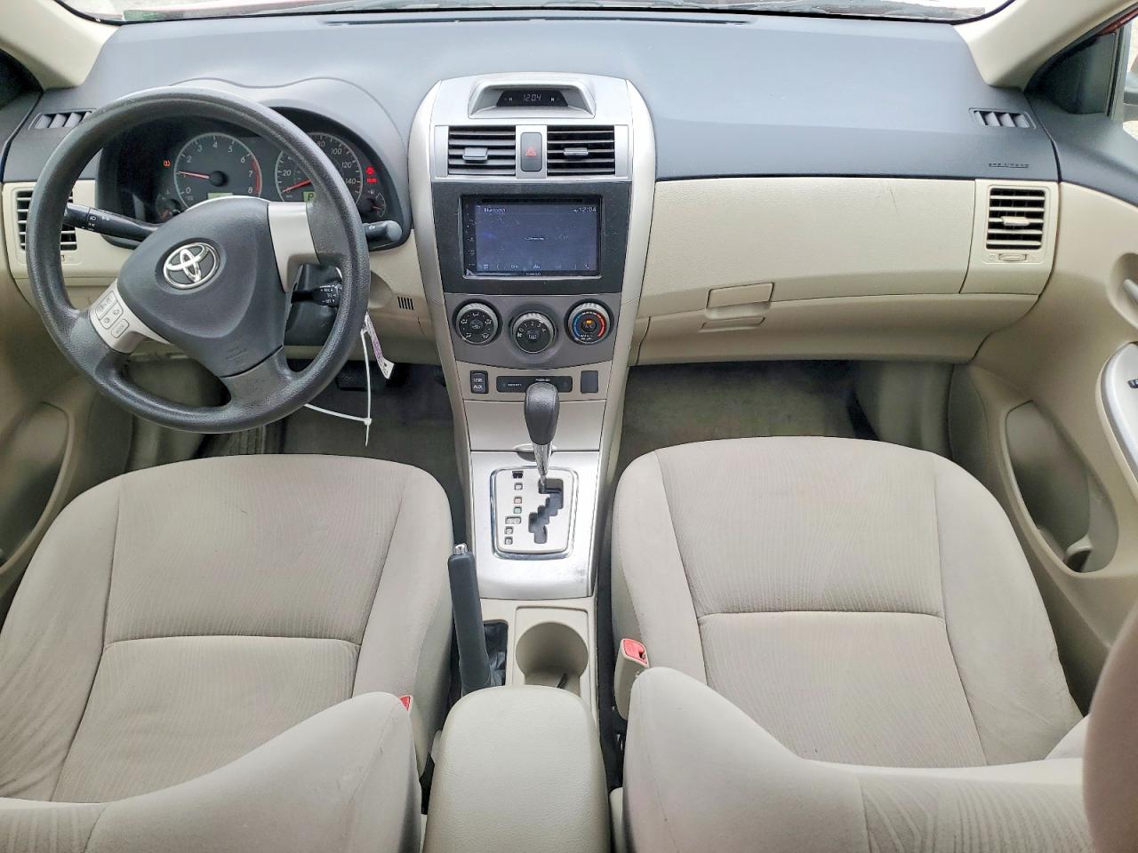 2012 Toyota Corolla Le Red vin: JTDBU4EE8C9172396