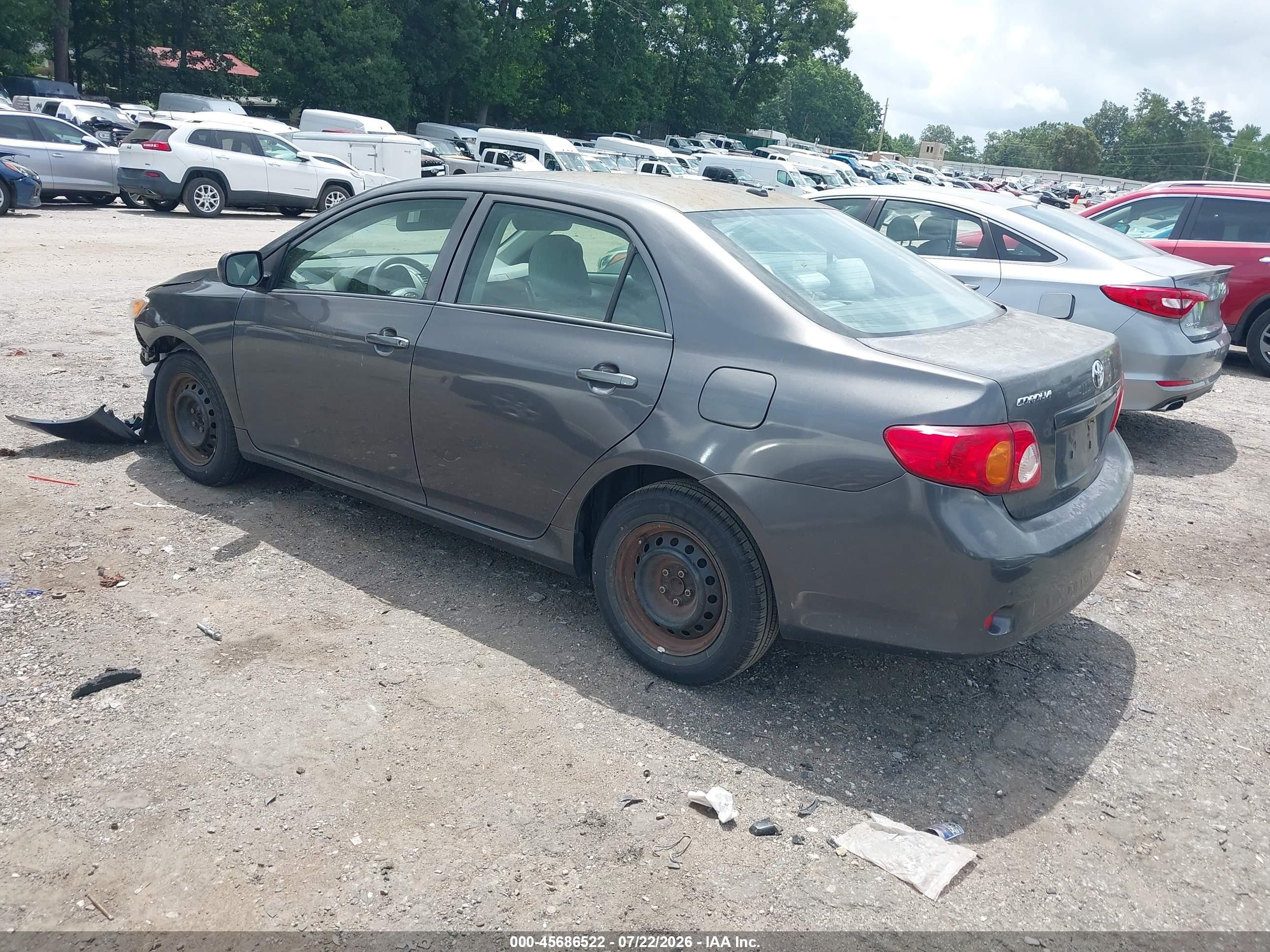 2010 Toyota Corolla   Серый vin: JTDBU4EE9AJ060024