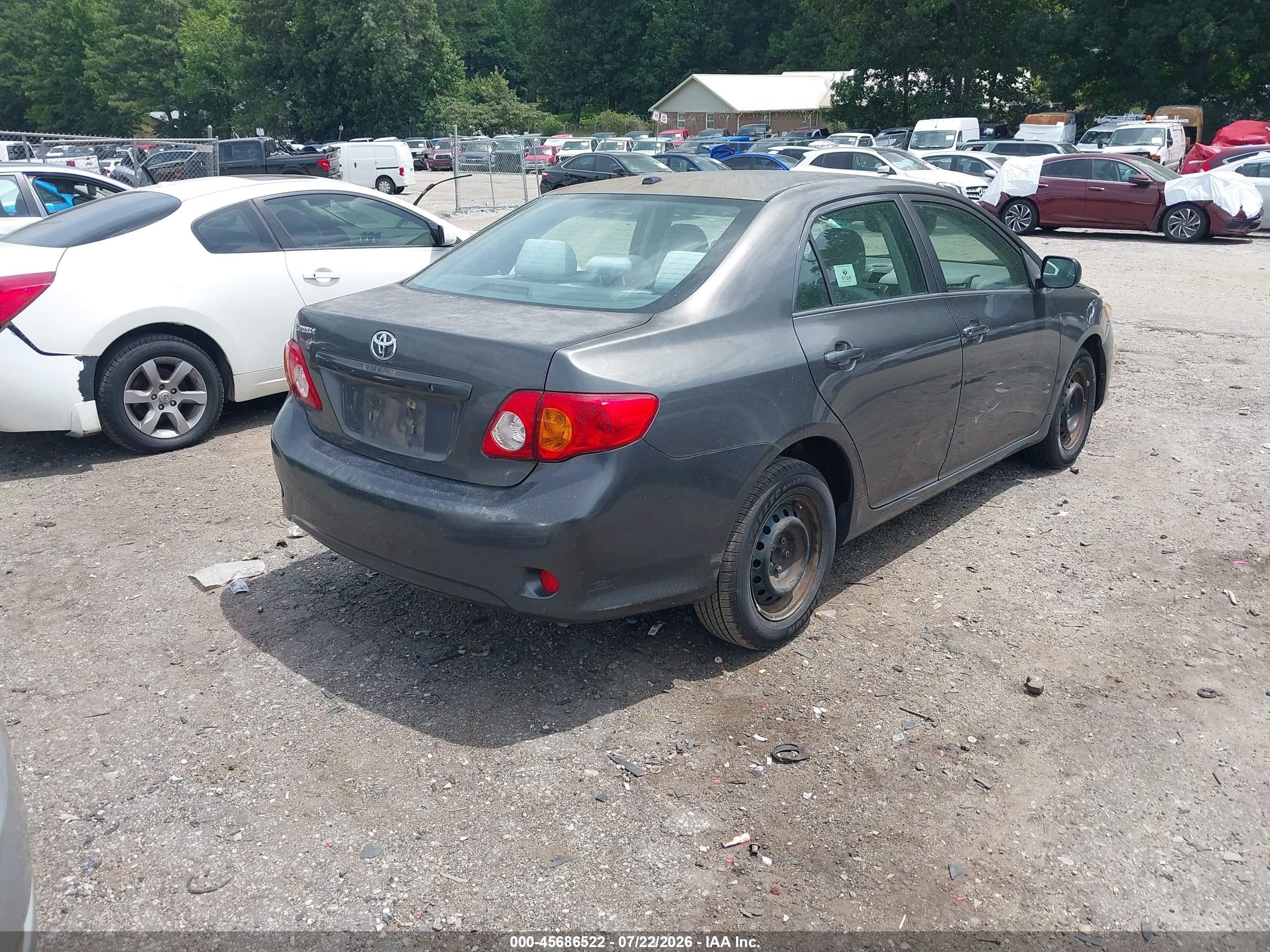 2010 Toyota Corolla   Серый vin: JTDBU4EE9AJ060024