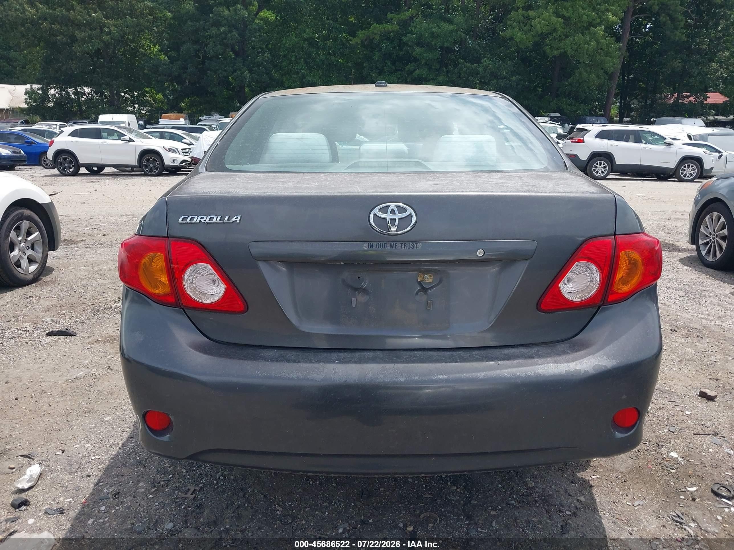 2010 Toyota Corolla   Серый vin: JTDBU4EE9AJ060024