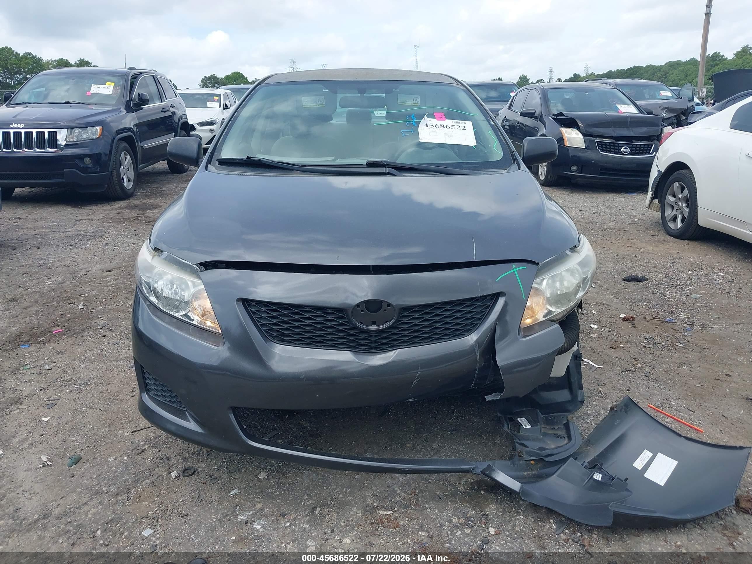 2010 Toyota Corolla   Серый vin: JTDBU4EE9AJ060024