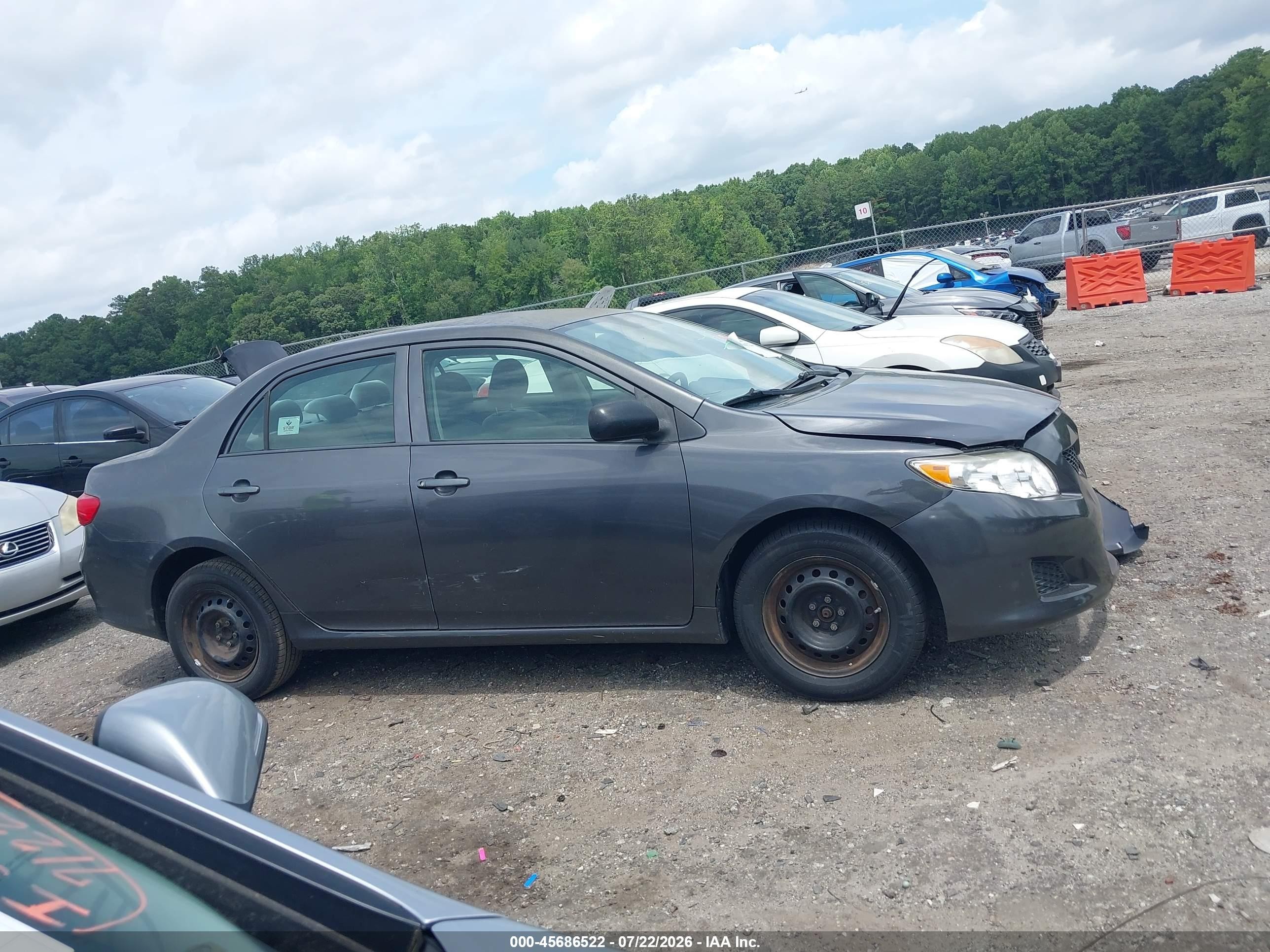 2010 Toyota Corolla   Серый vin: JTDBU4EE9AJ060024