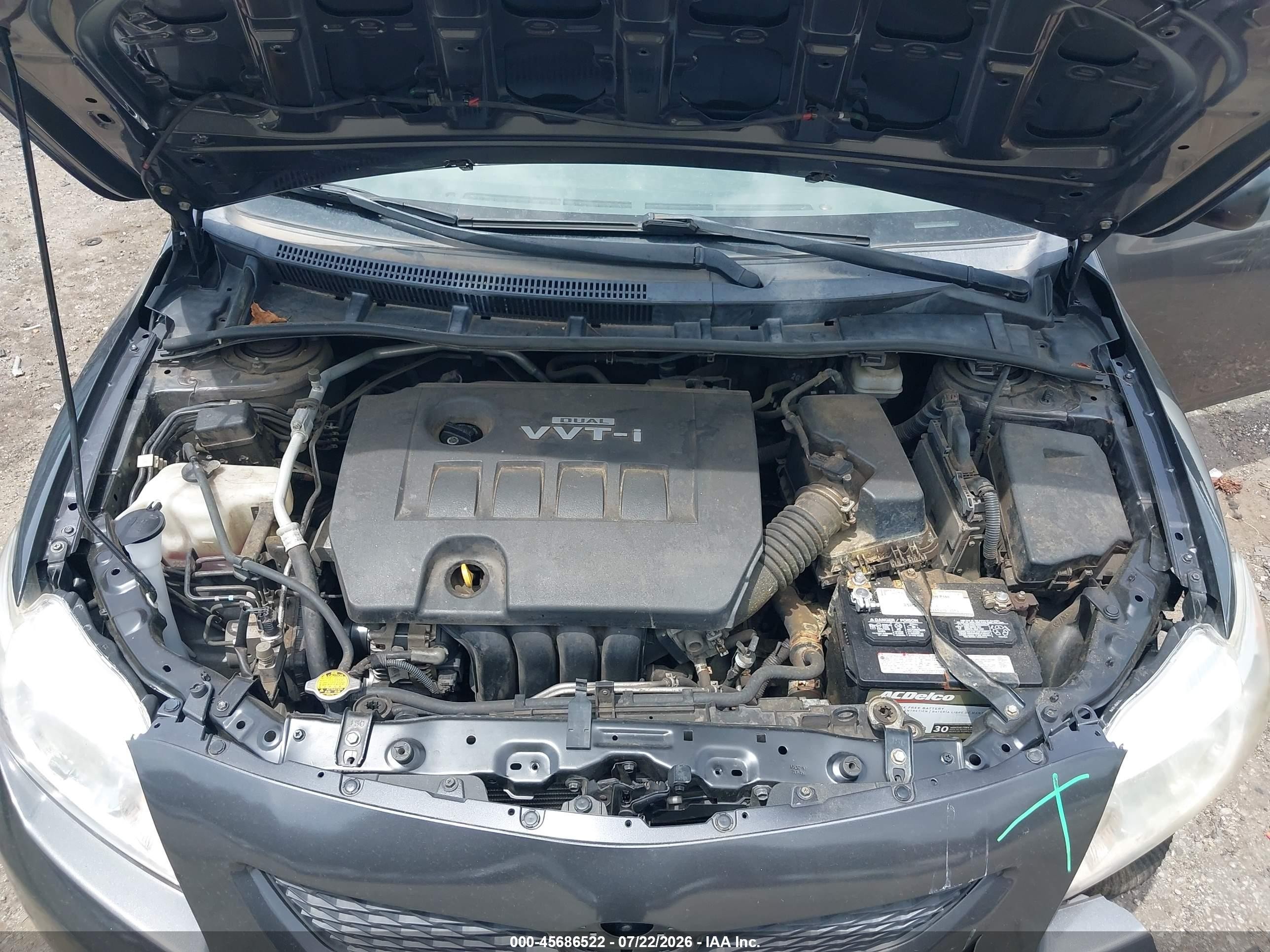 2010 Toyota Corolla   Серый vin: JTDBU4EE9AJ060024