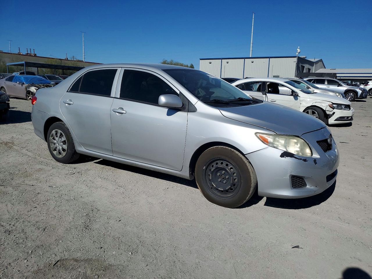2010 Toyota Corolla Le Silver vin: JTDBU4EE9AJ067023