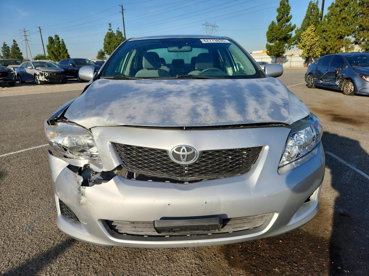 2010 Toyota Corolla Le Серебряный vin: JTDBU4EE9AJ071458