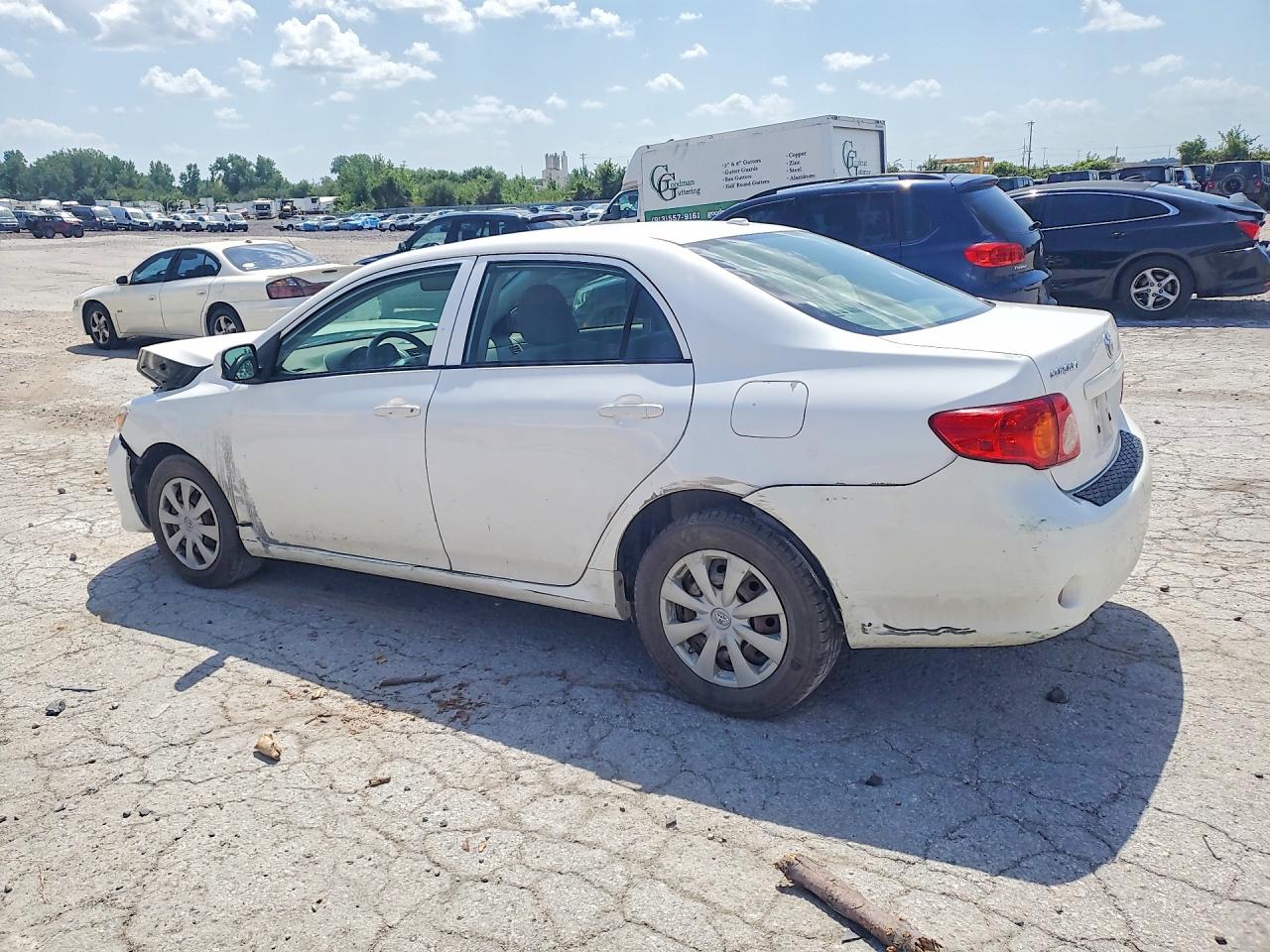 2010 Toyota Corolla Le White vin: JTDBU4EE9AJ074506