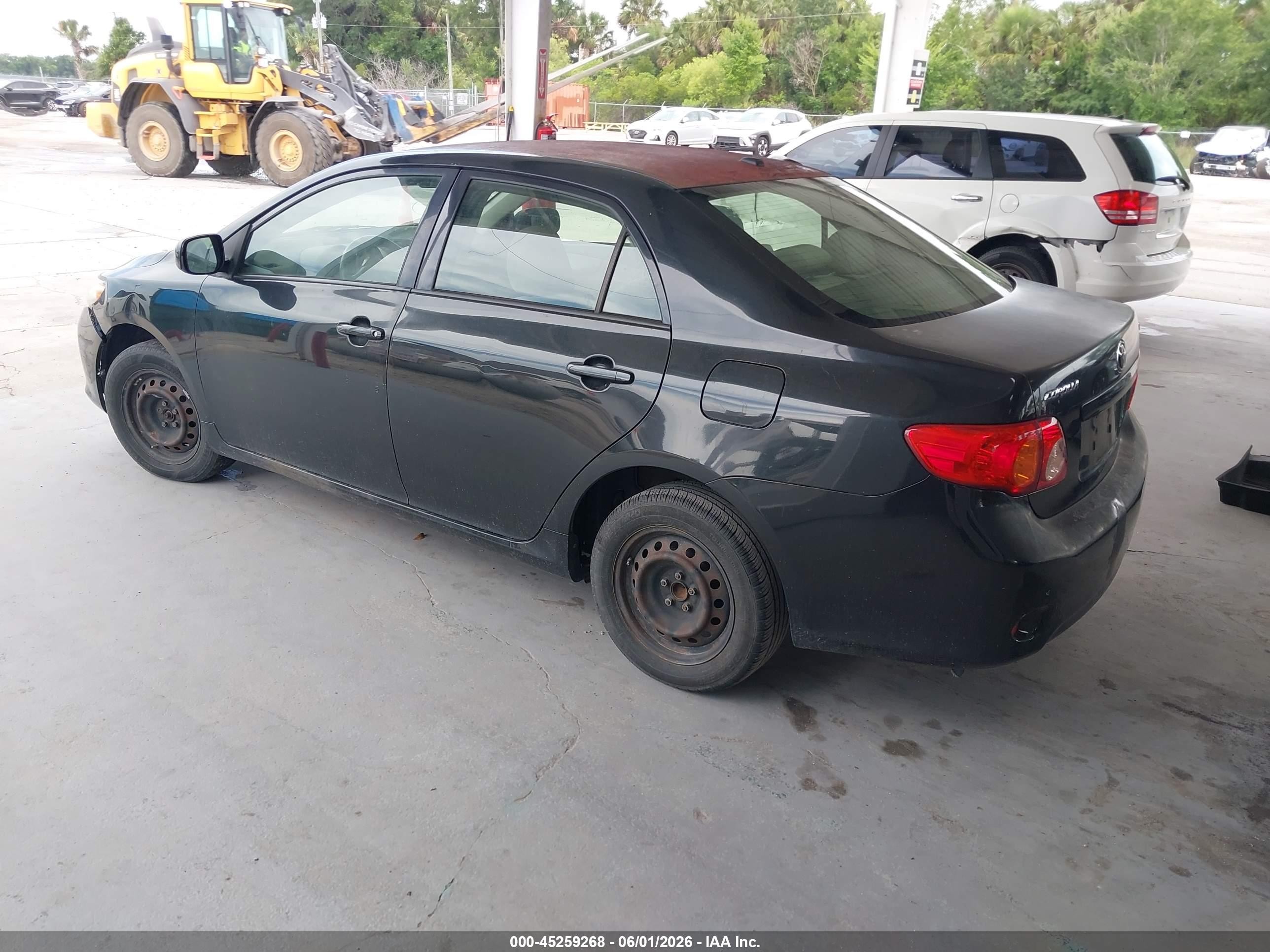 2010 Toyota Corolla Le Black vin: JTDBU4EE9AJ087269
