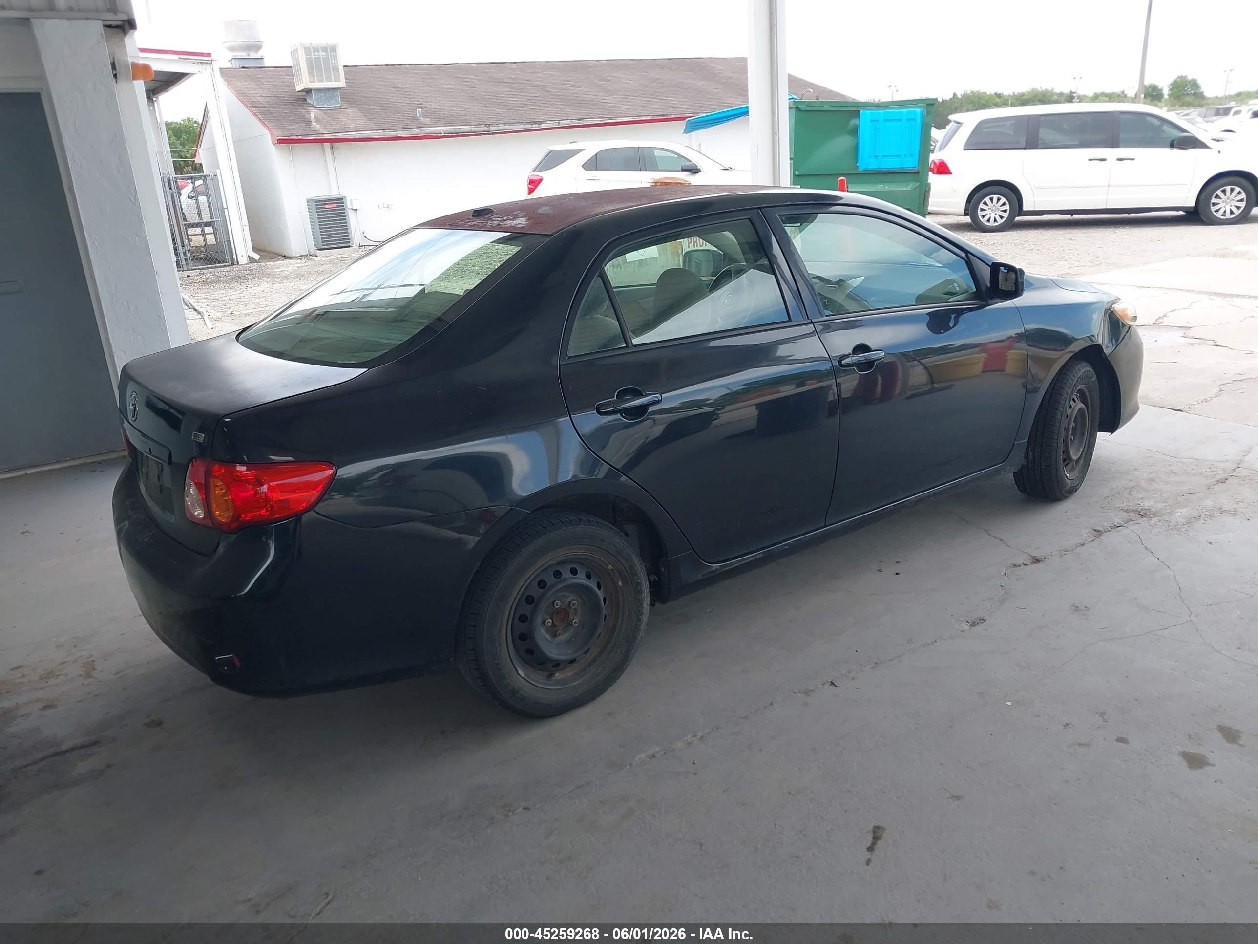 2010 Toyota Corolla Le Black vin: JTDBU4EE9AJ087269