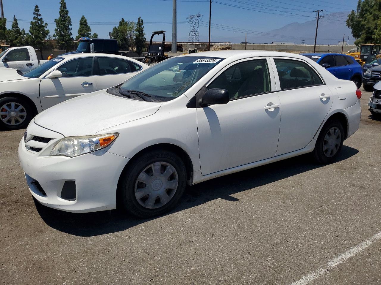 2011 Toyota Corolla Base White vin: JTDBU4EE9B9143262