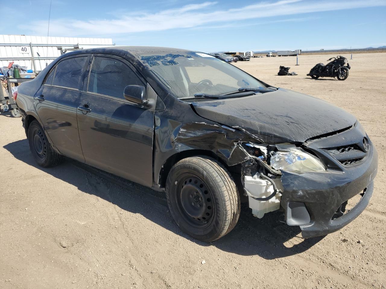 2011 Toyota Carrolla Black vin: JTDBU4EE9B9165391