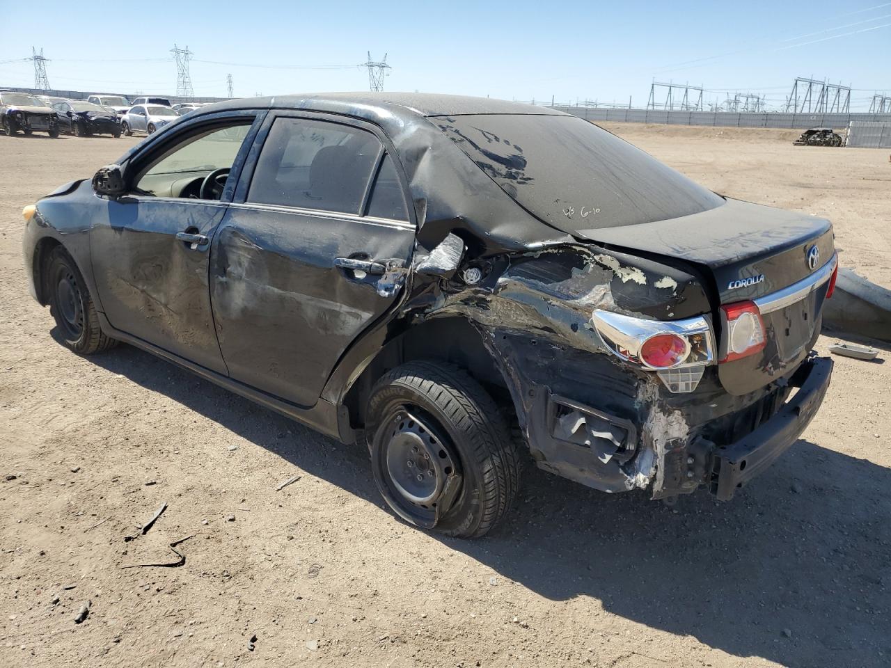 2011 Toyota Carrolla Black vin: JTDBU4EE9B9165391