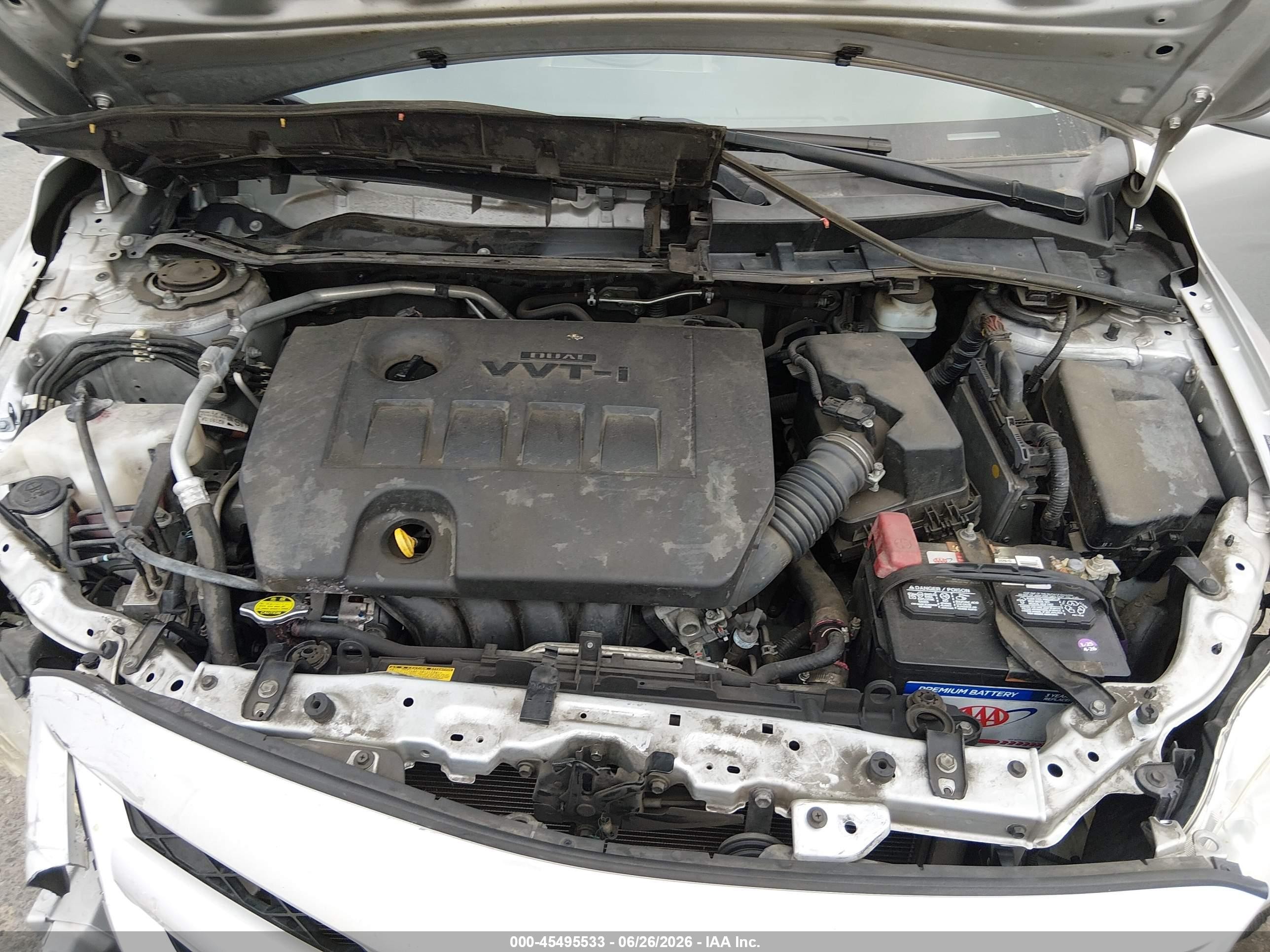 2011 Toyota Corolla Le Silver vin: JTDBU4EE9BJ089959