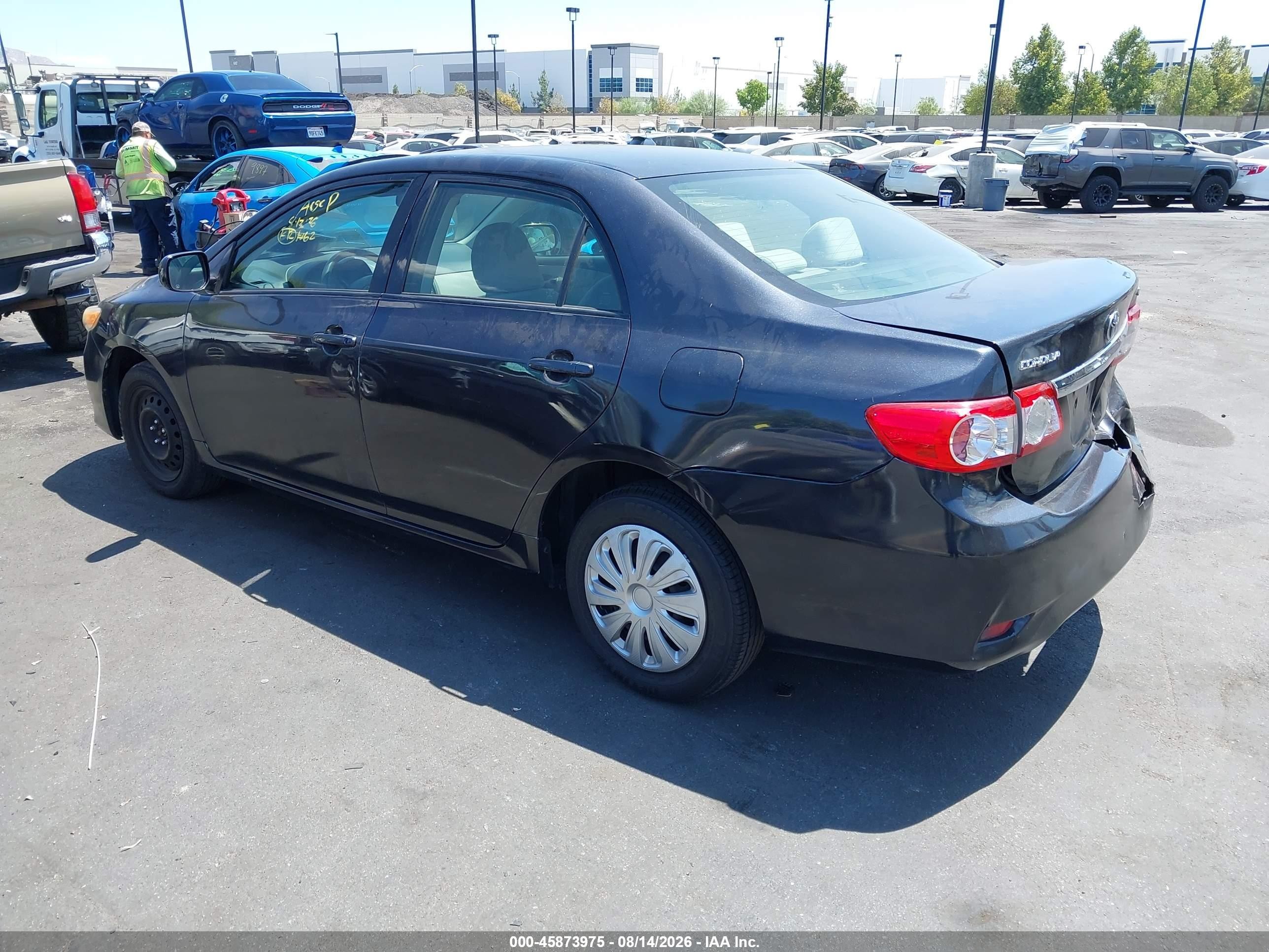2012 Toyota Corolla Le Gray vin: JTDBU4EE9C9172634