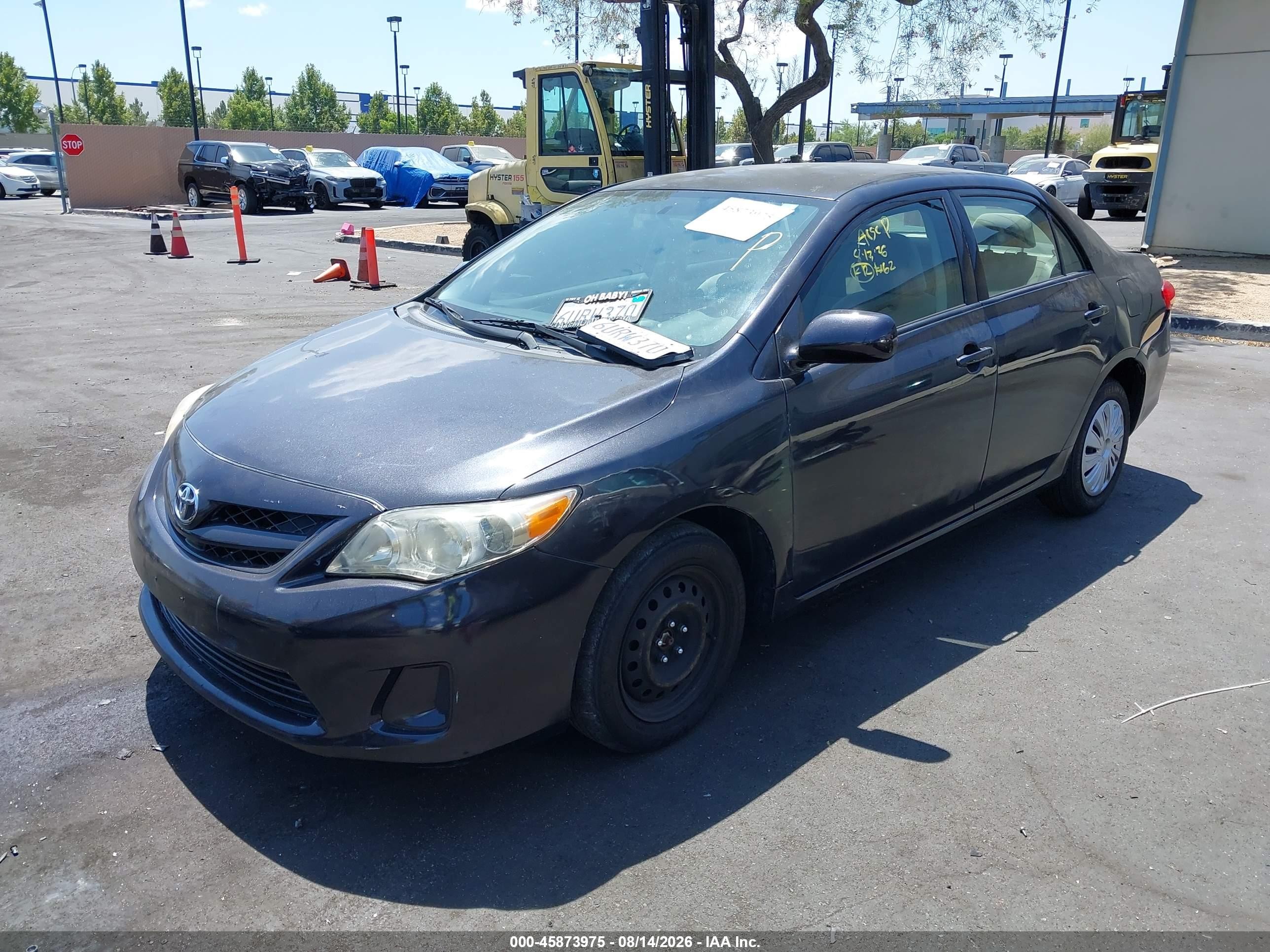 2012 Toyota Corolla Le Gray vin: JTDBU4EE9C9172634