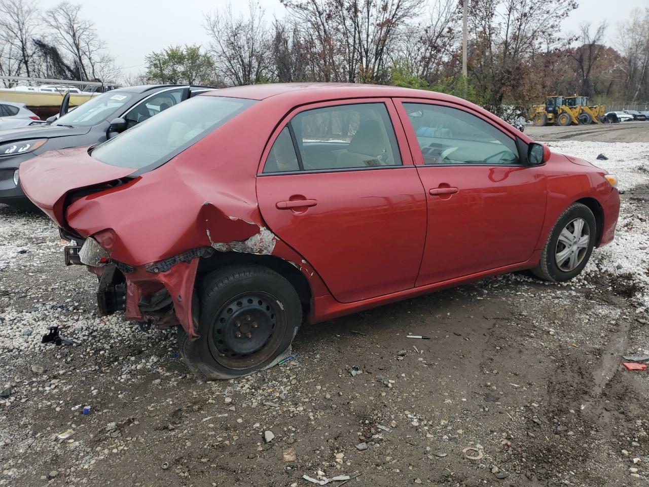 2013 Toyota Corolla Red vin: JTDBU4EE9DJ121909