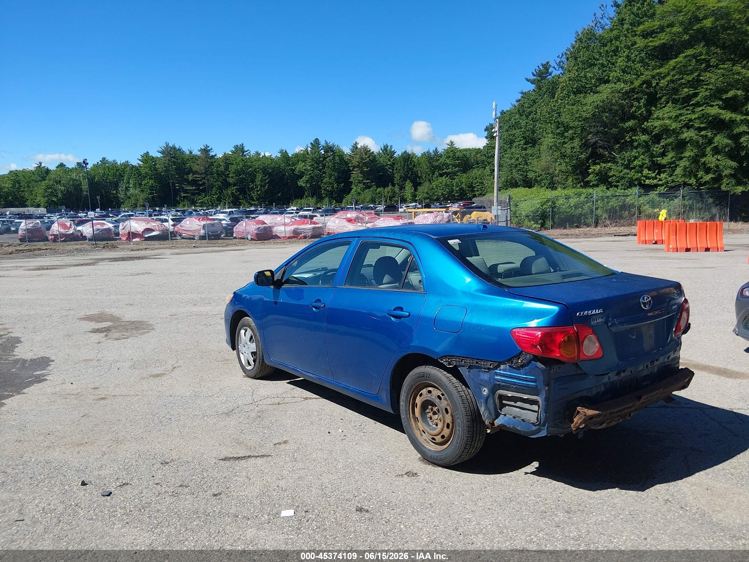 2010 Toyota Corolla Le Blue vin: JTDBU4EEXA9108308