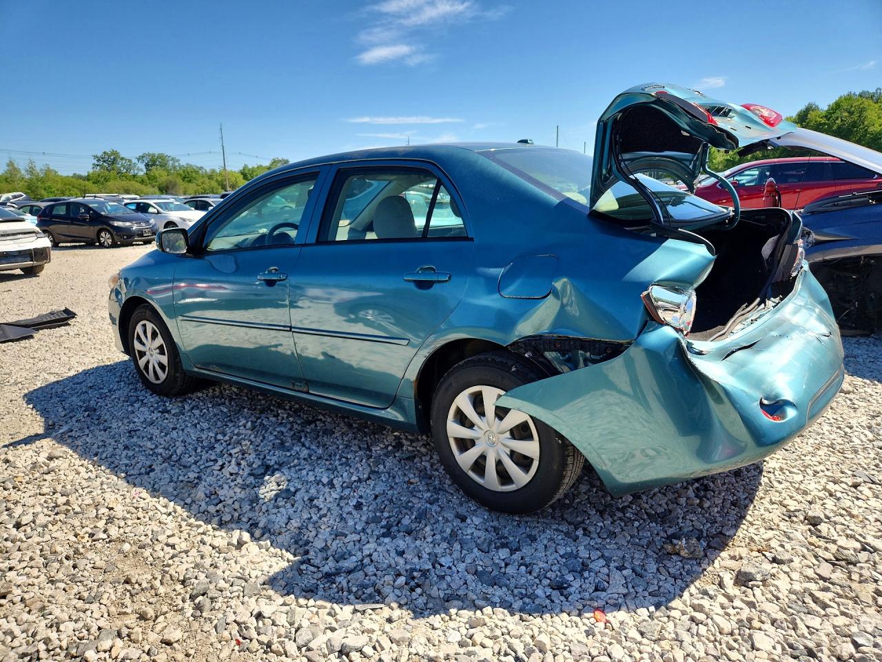 2010 Toyota Corolla Le Teal vin: JTDBU4EEXA9115159