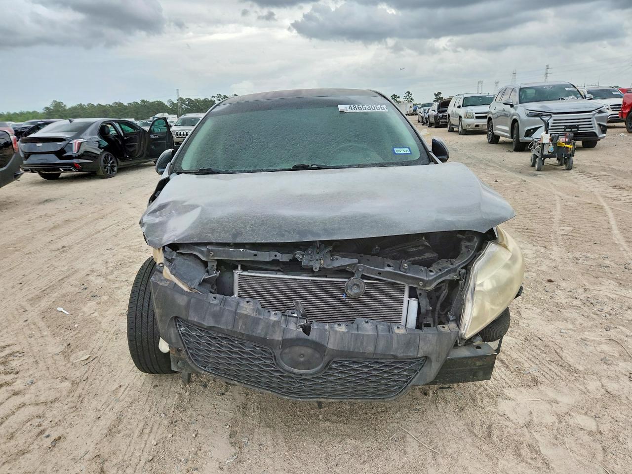 2010 Toyota Corolla Le Gray vin: JTDBU4EEXA9117235