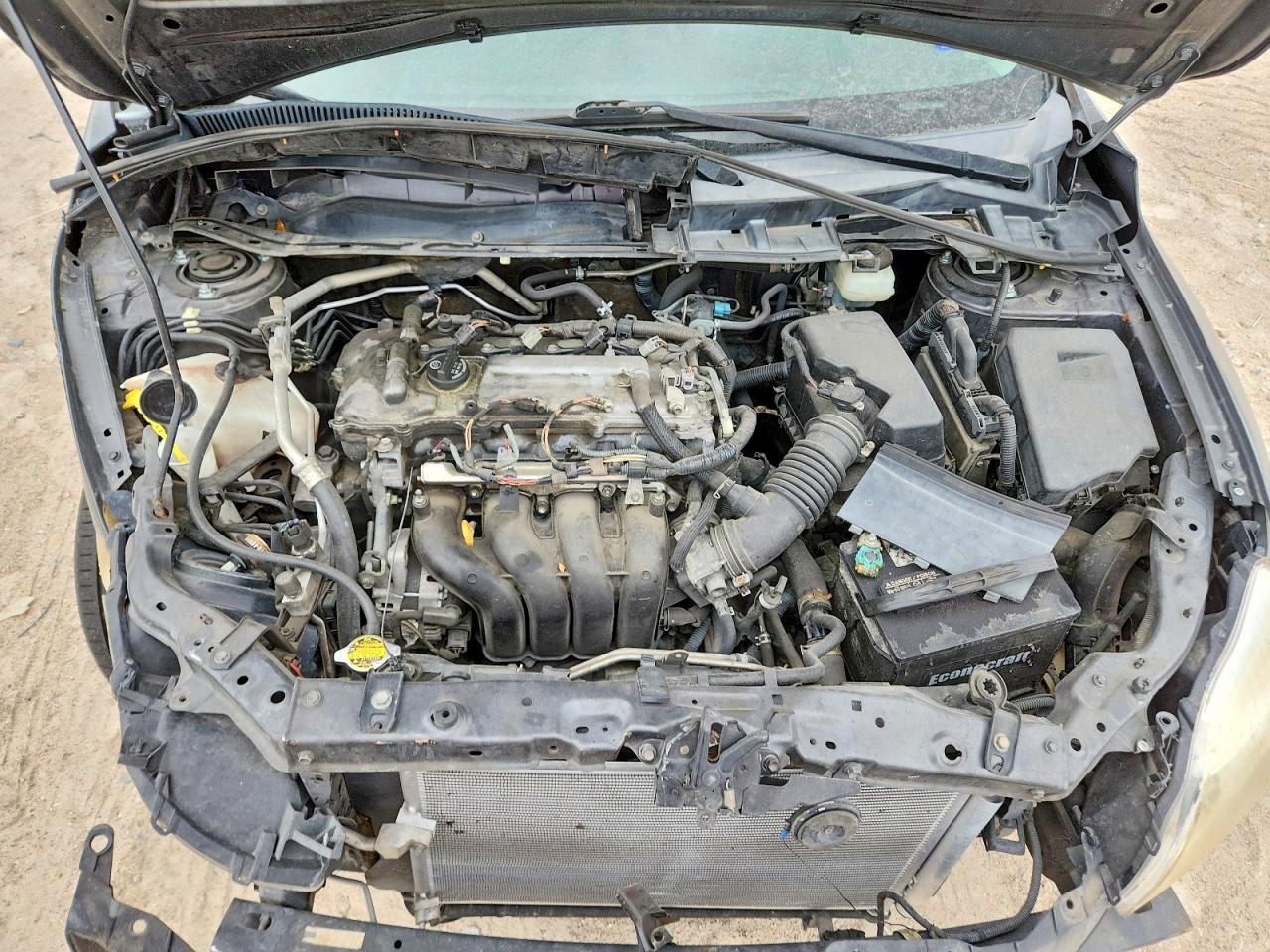 2010 Toyota Corolla Le Gray vin: JTDBU4EEXA9117235