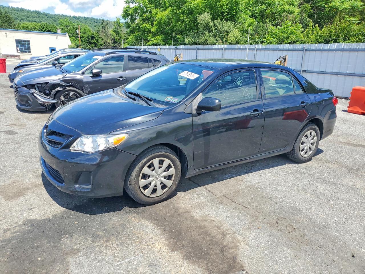 2011 Toyota Corolla Base Black vin: JTDBU4EEXB9128561