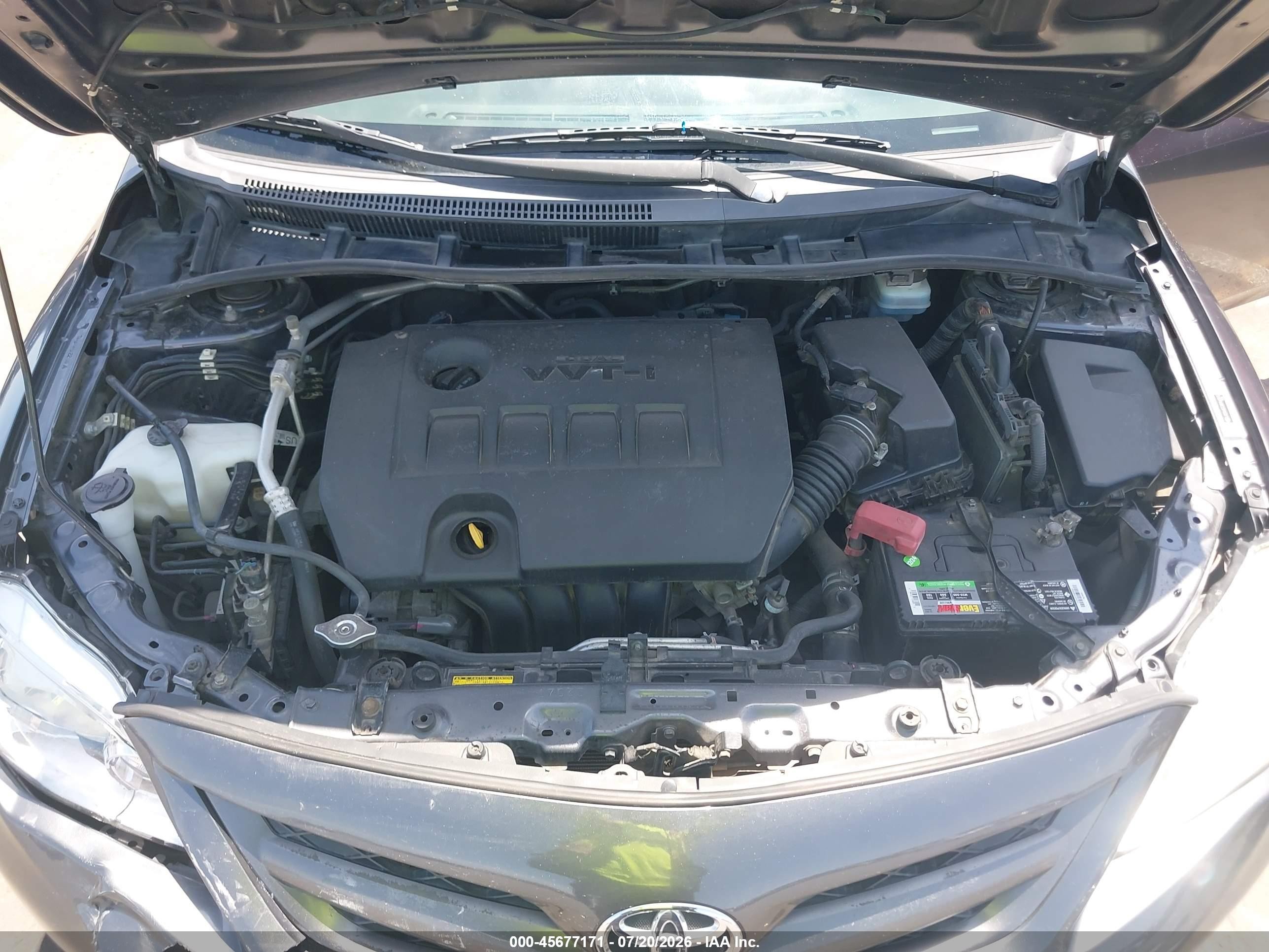 2011 Toyota Corolla Le Gray vin: JTDBU4EEXB9160975
