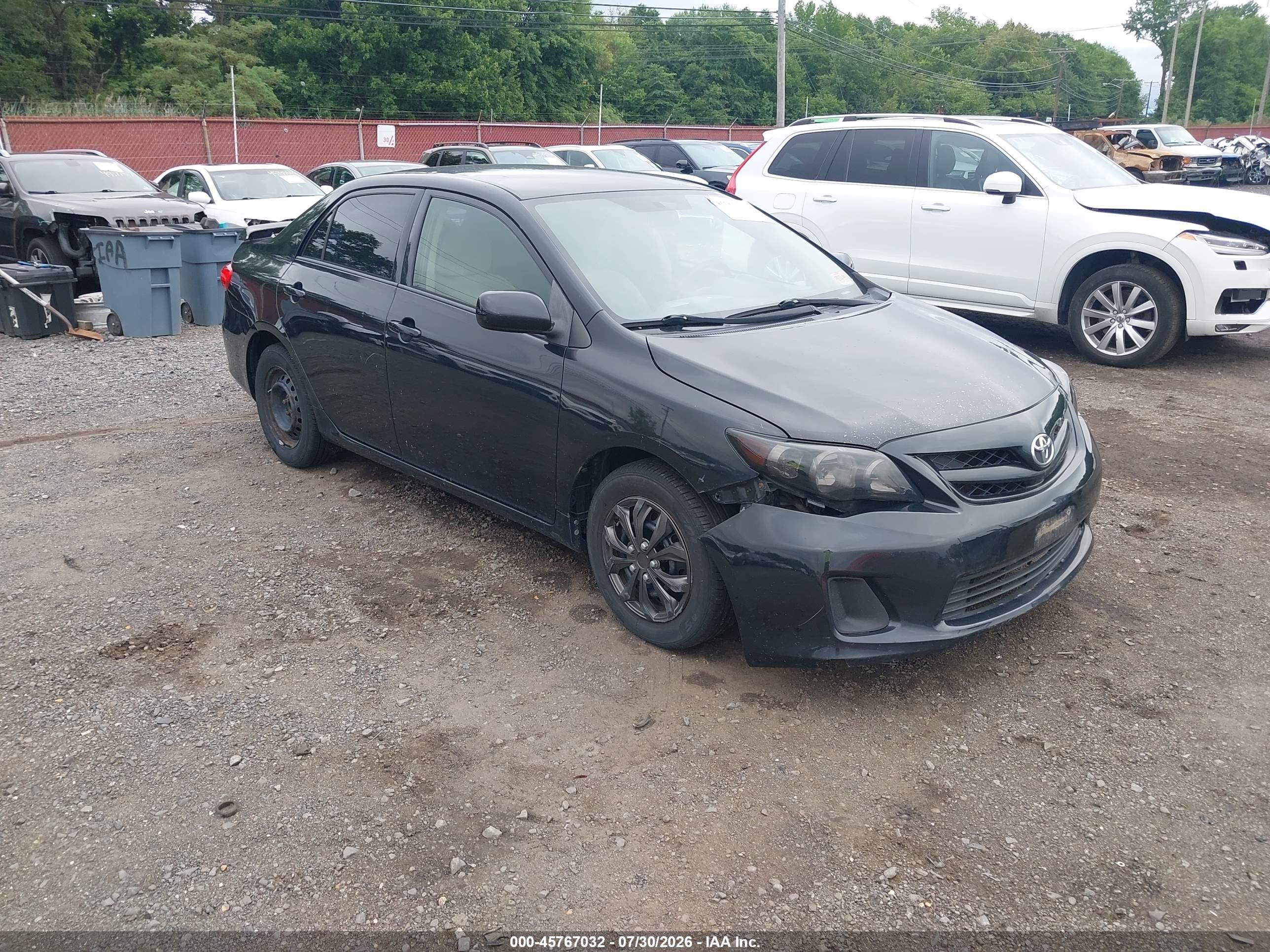 2011 Toyota Corolla Le Black vin: JTDBU4EEXBJ108681