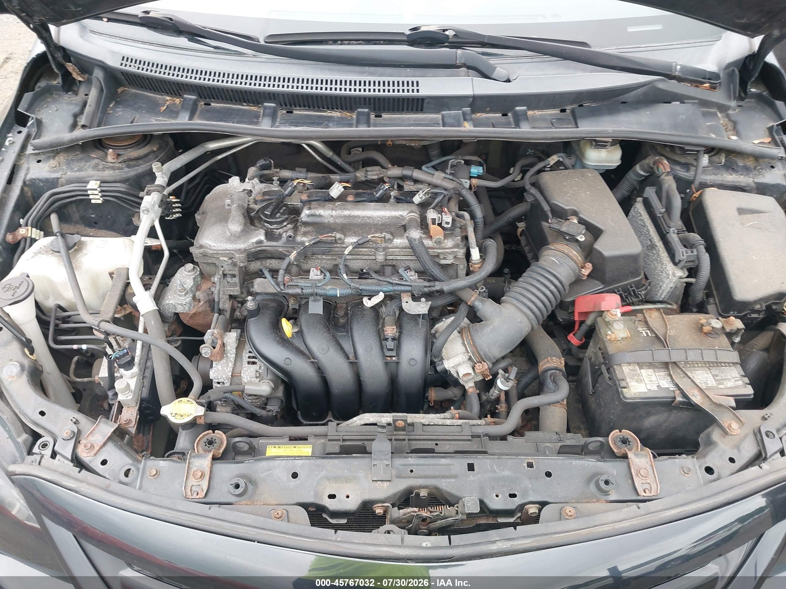 2011 Toyota Corolla Le Black vin: JTDBU4EEXBJ108681