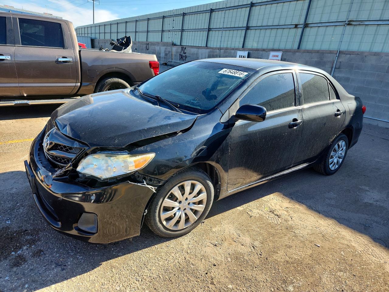 2012 Toyota Corolla Le Black vin: JTDBU4EEXC9174084
