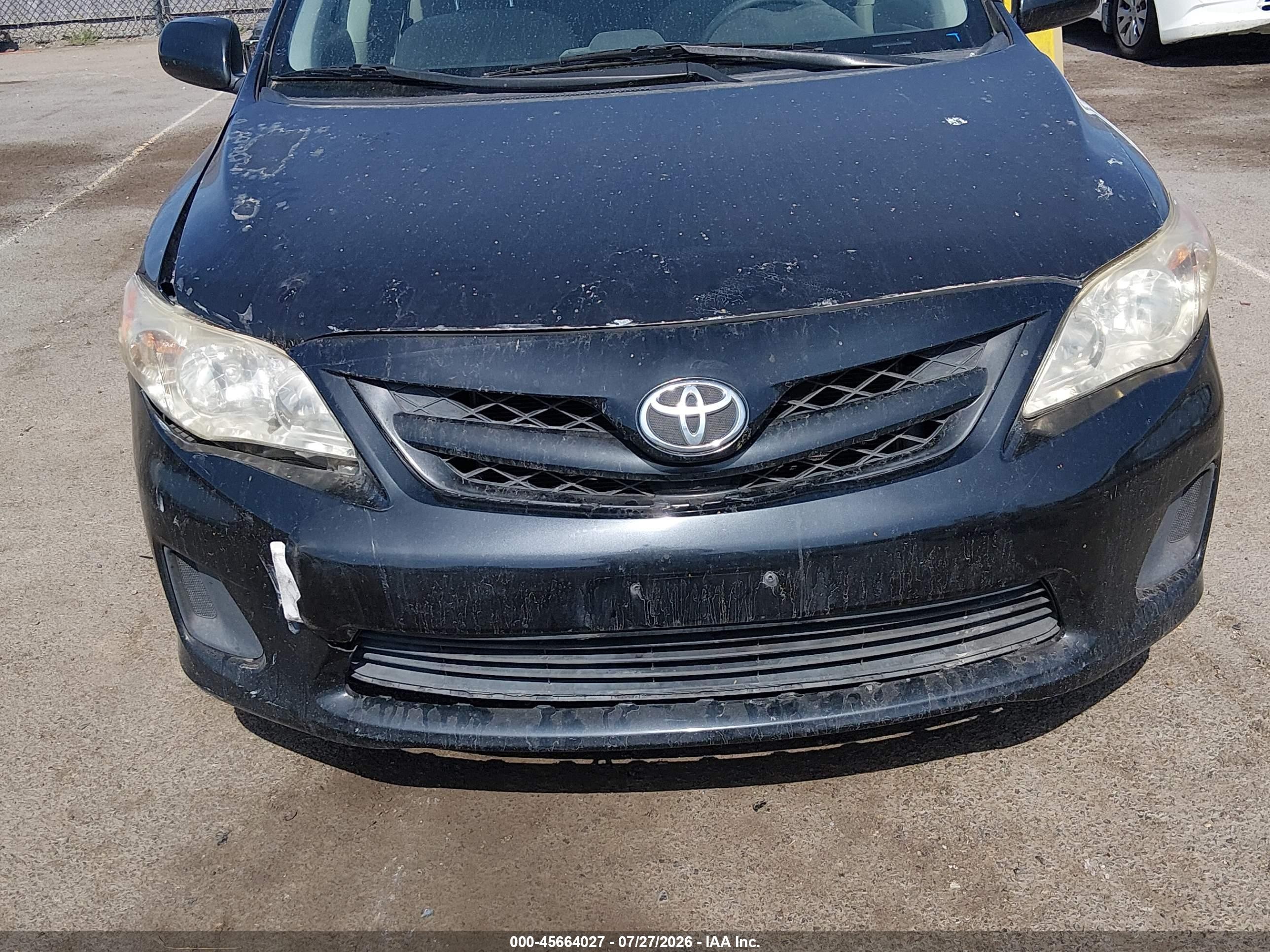 2012 Toyota Corolla Le Black vin: JTDBU4EEXC9178104
