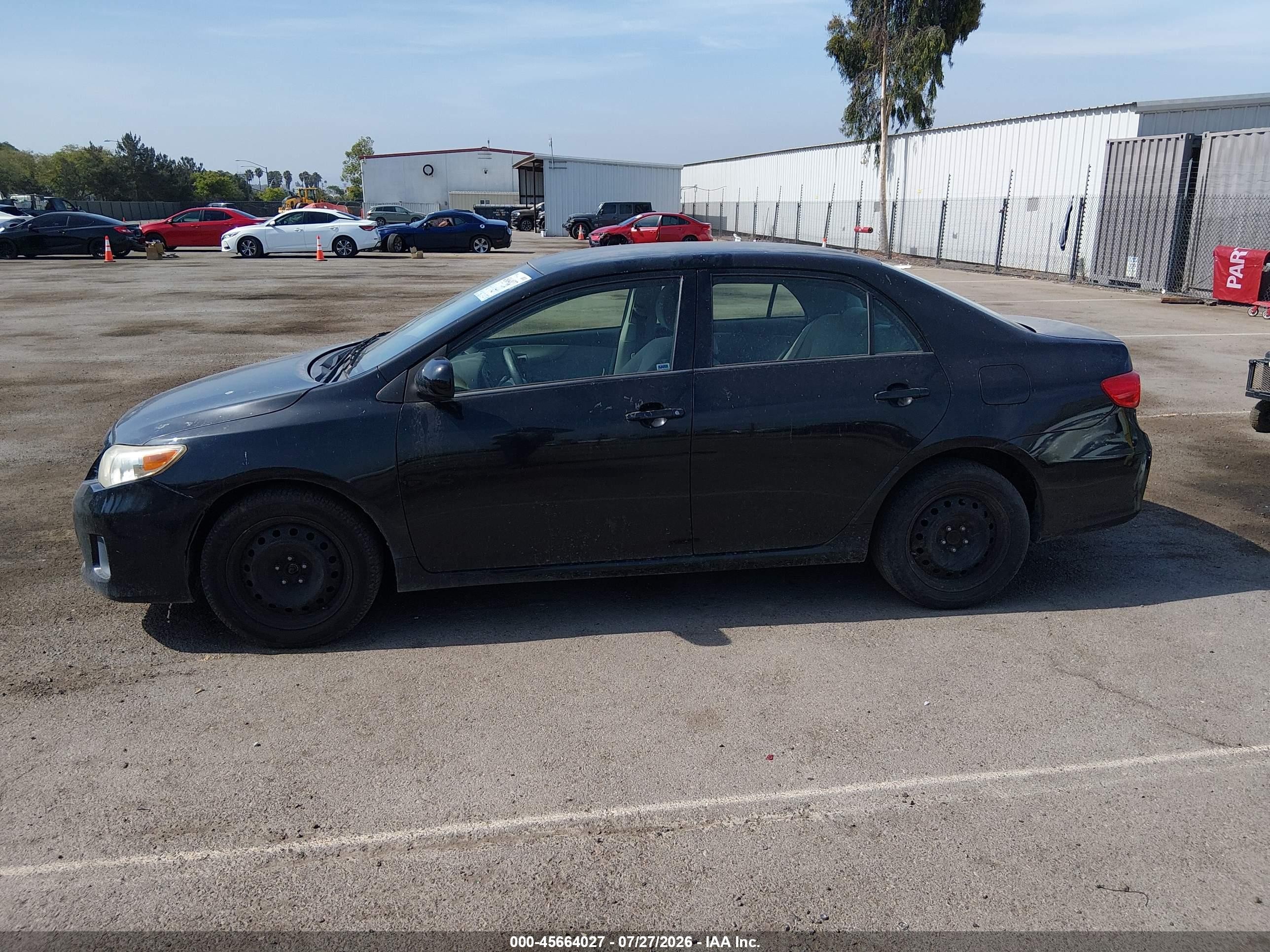 2012 Toyota Corolla Le Black vin: JTDBU4EEXC9178104