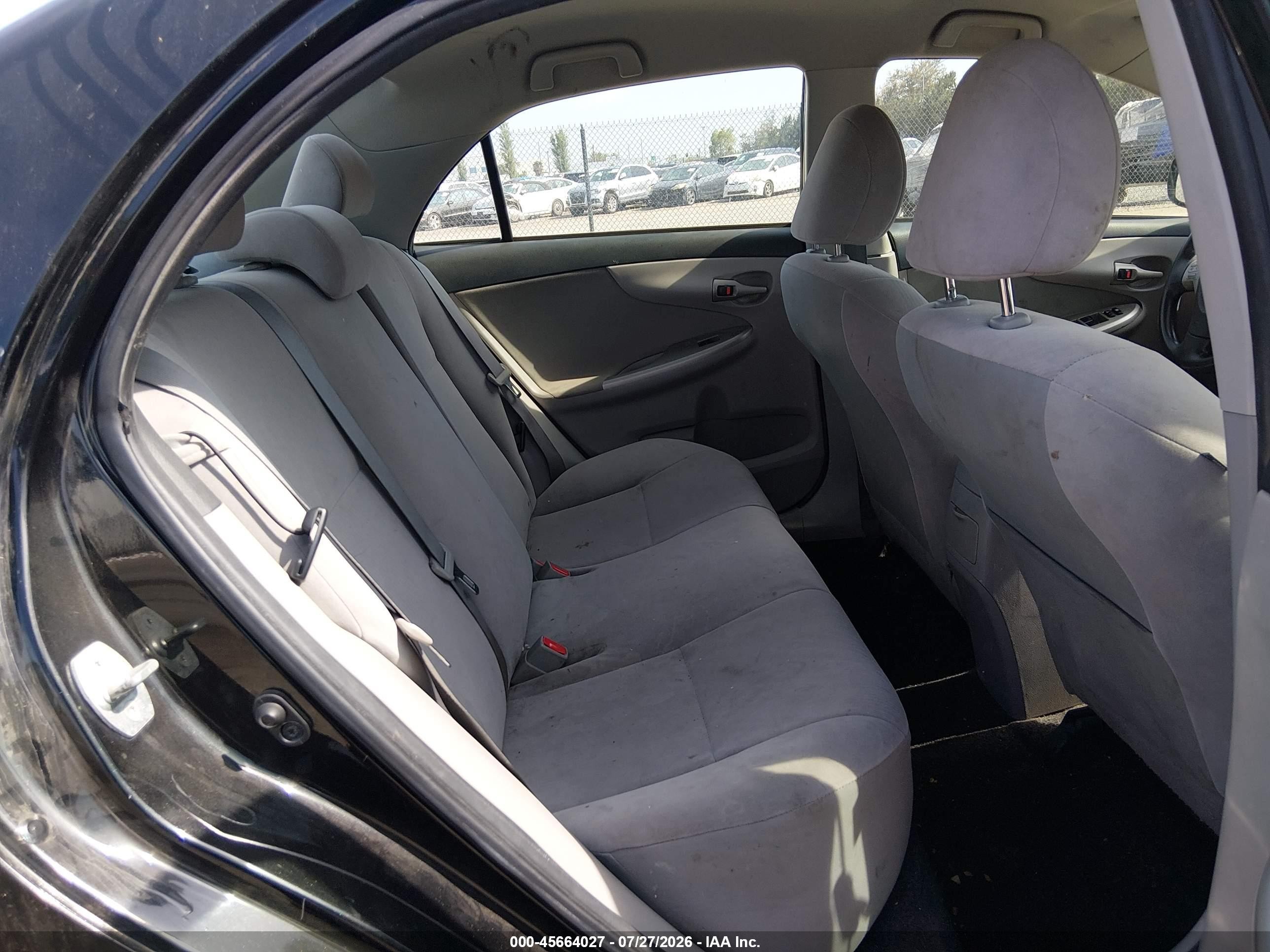 2012 Toyota Corolla Le Black vin: JTDBU4EEXC9178104