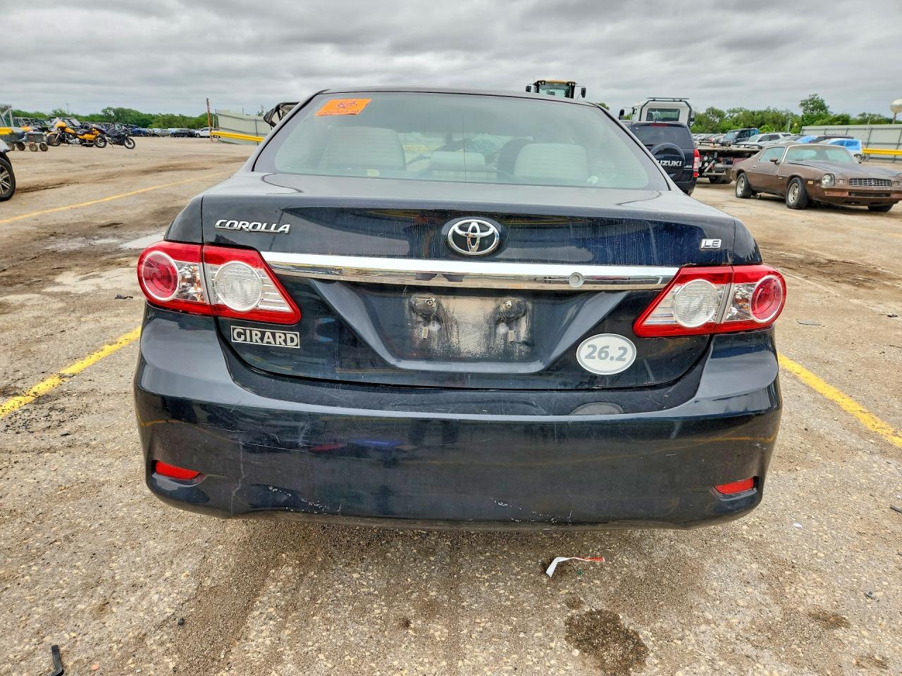 2013 Toyota Corolla Le Черный vin: JTDBU4EEXDJ120705