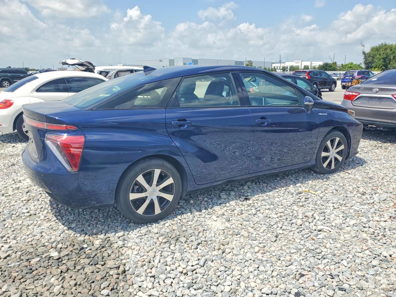 2018 Toyota Mirai Base Blue vin: JTDBVRBD1JA005377