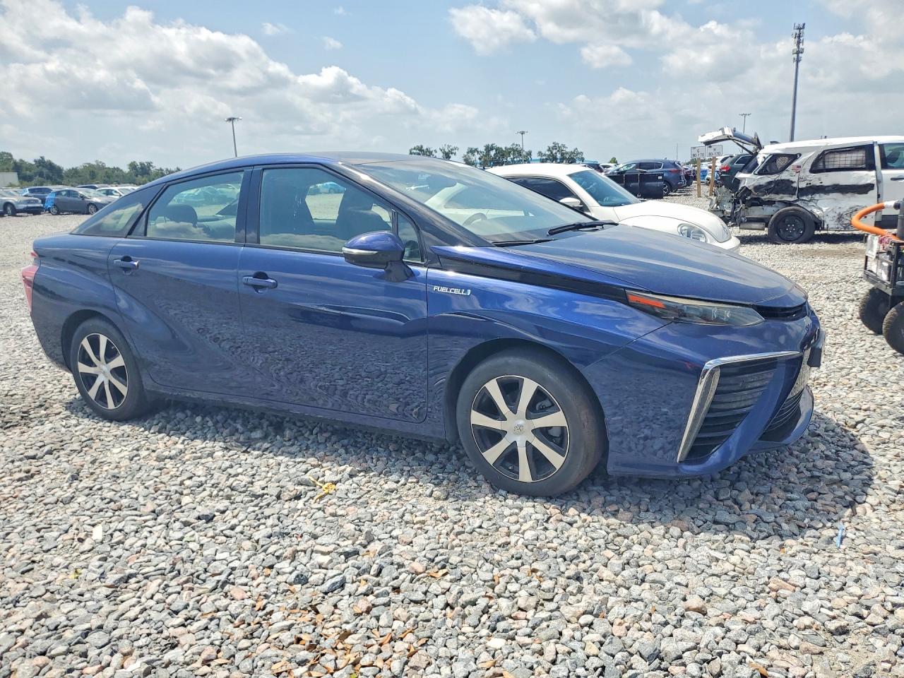2018 Toyota Mirai Base Blue vin: JTDBVRBD1JA005377