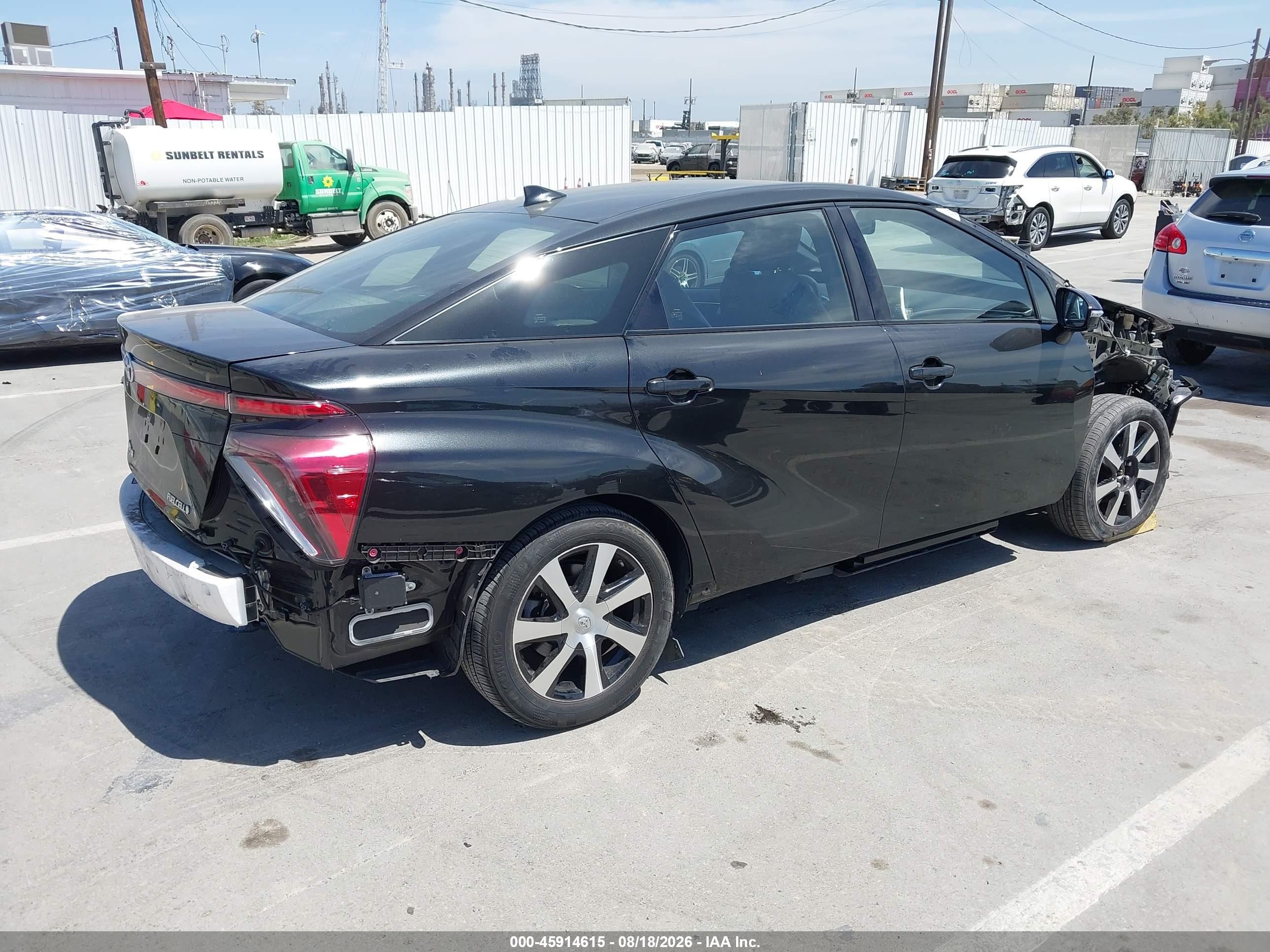 2018 Toyota Mirai   Black vin: JTDBVRBD3JA004957
