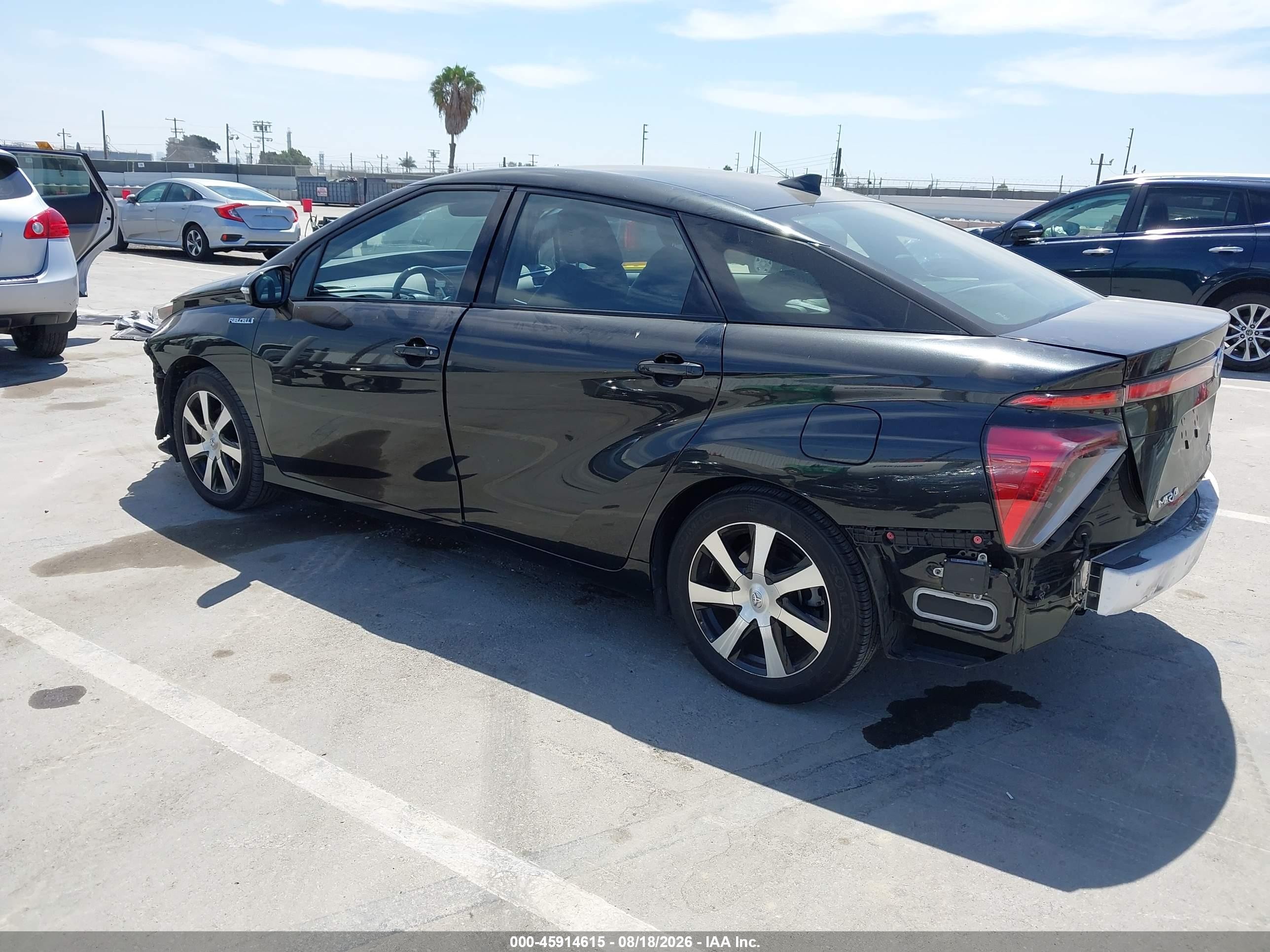 2018 Toyota Mirai   Black vin: JTDBVRBD3JA004957