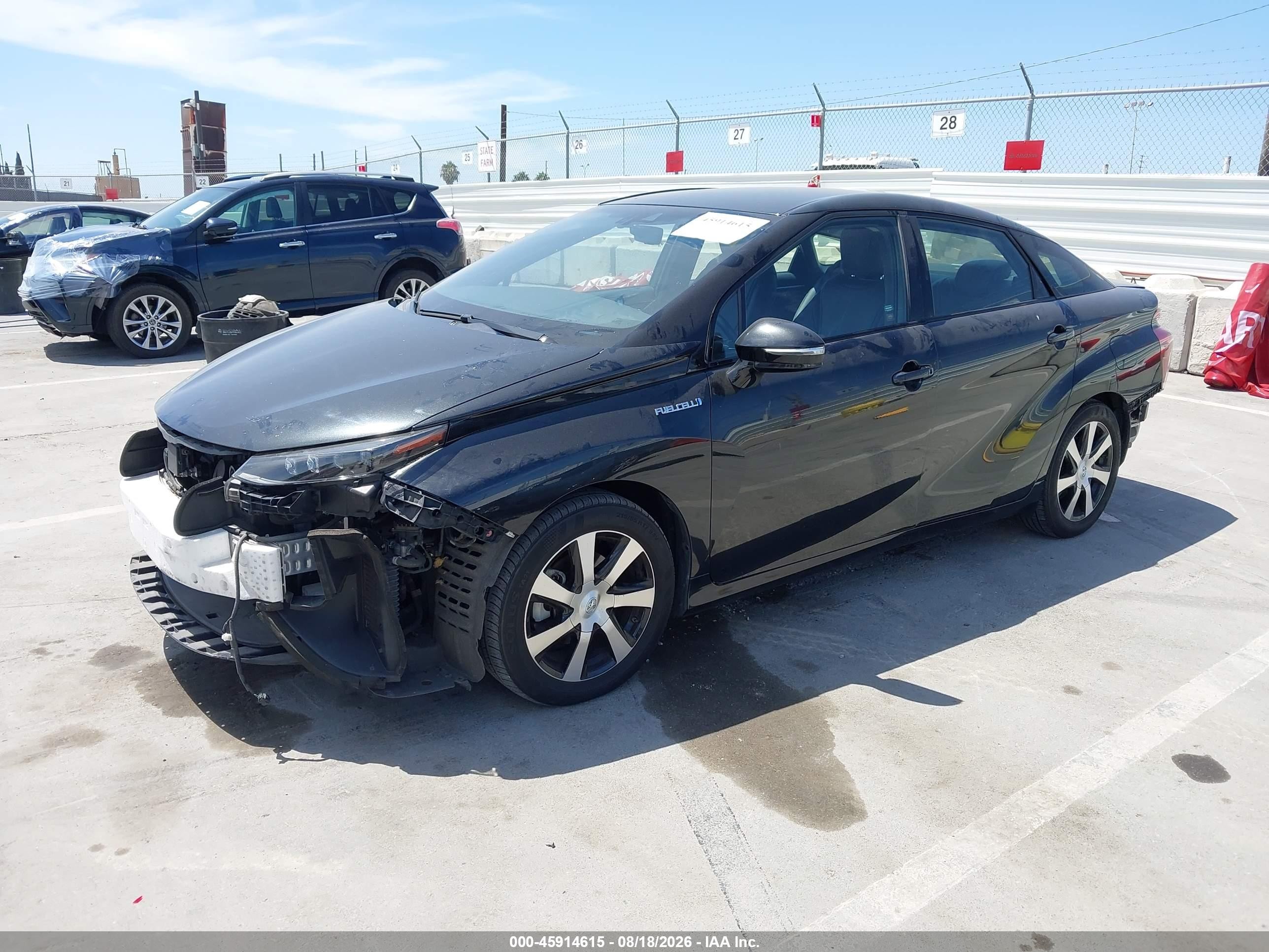 2018 Toyota Mirai   Black vin: JTDBVRBD3JA004957
