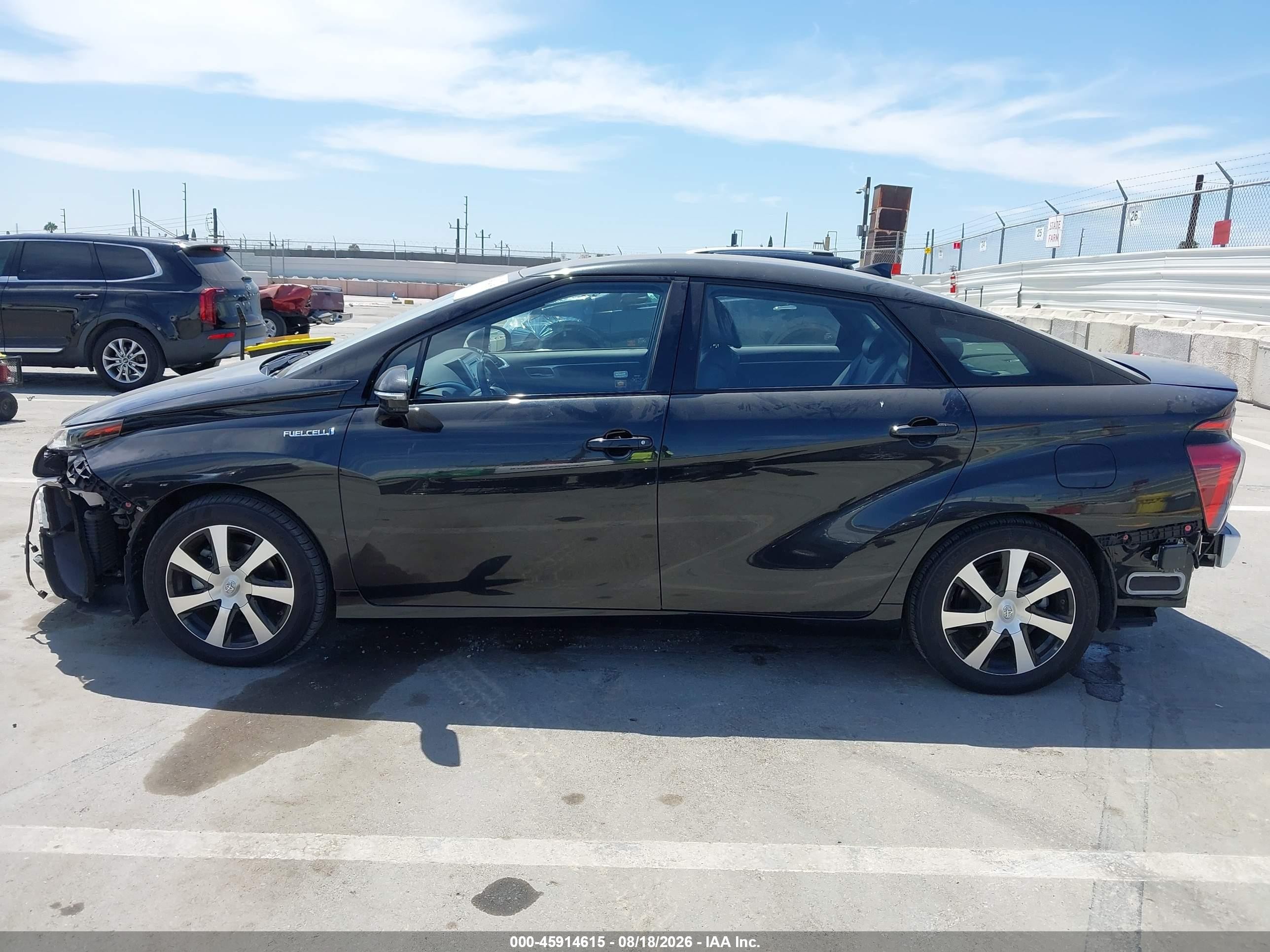 2018 Toyota Mirai   Black vin: JTDBVRBD3JA004957