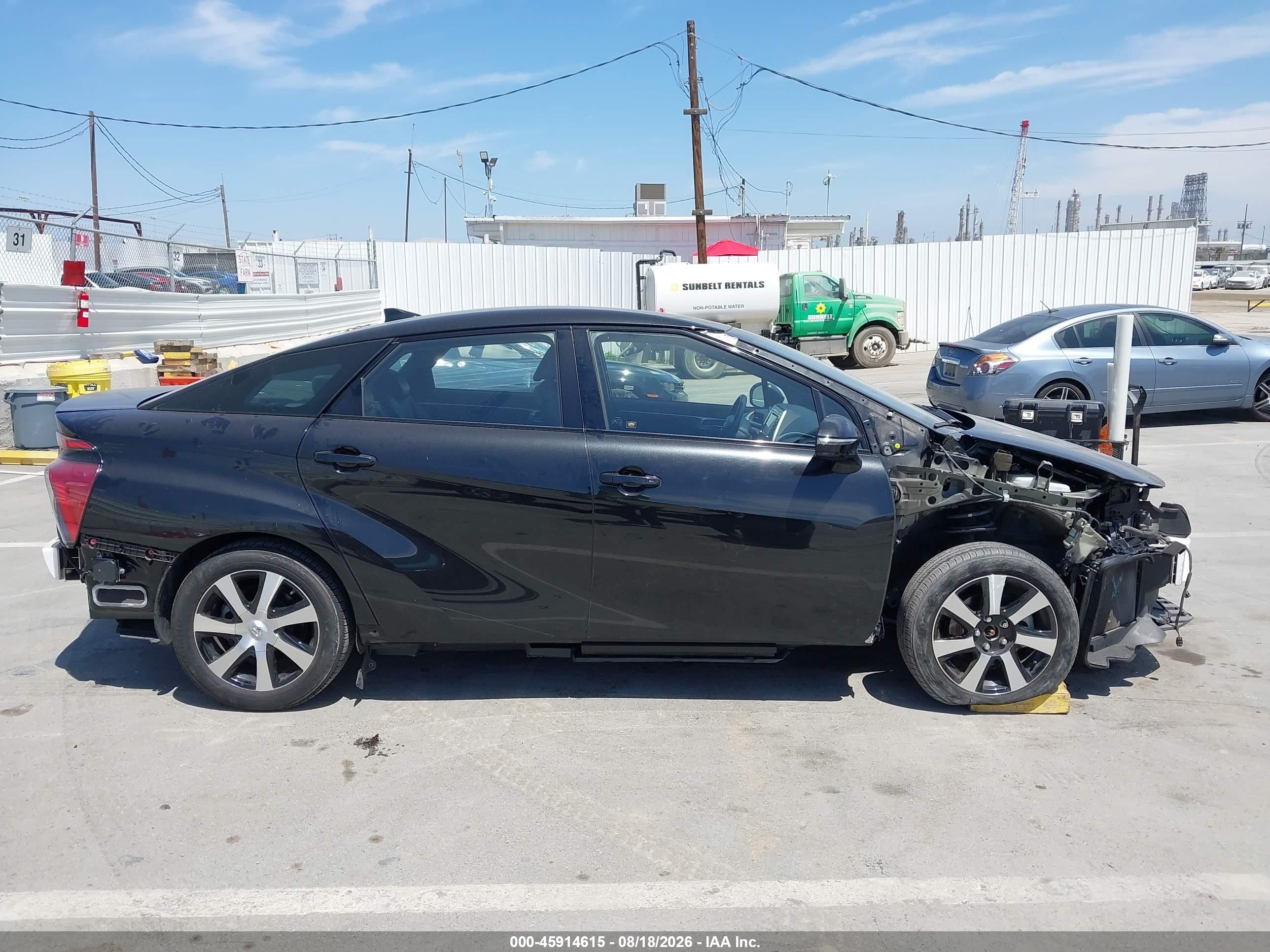2018 Toyota Mirai   Black vin: JTDBVRBD3JA004957